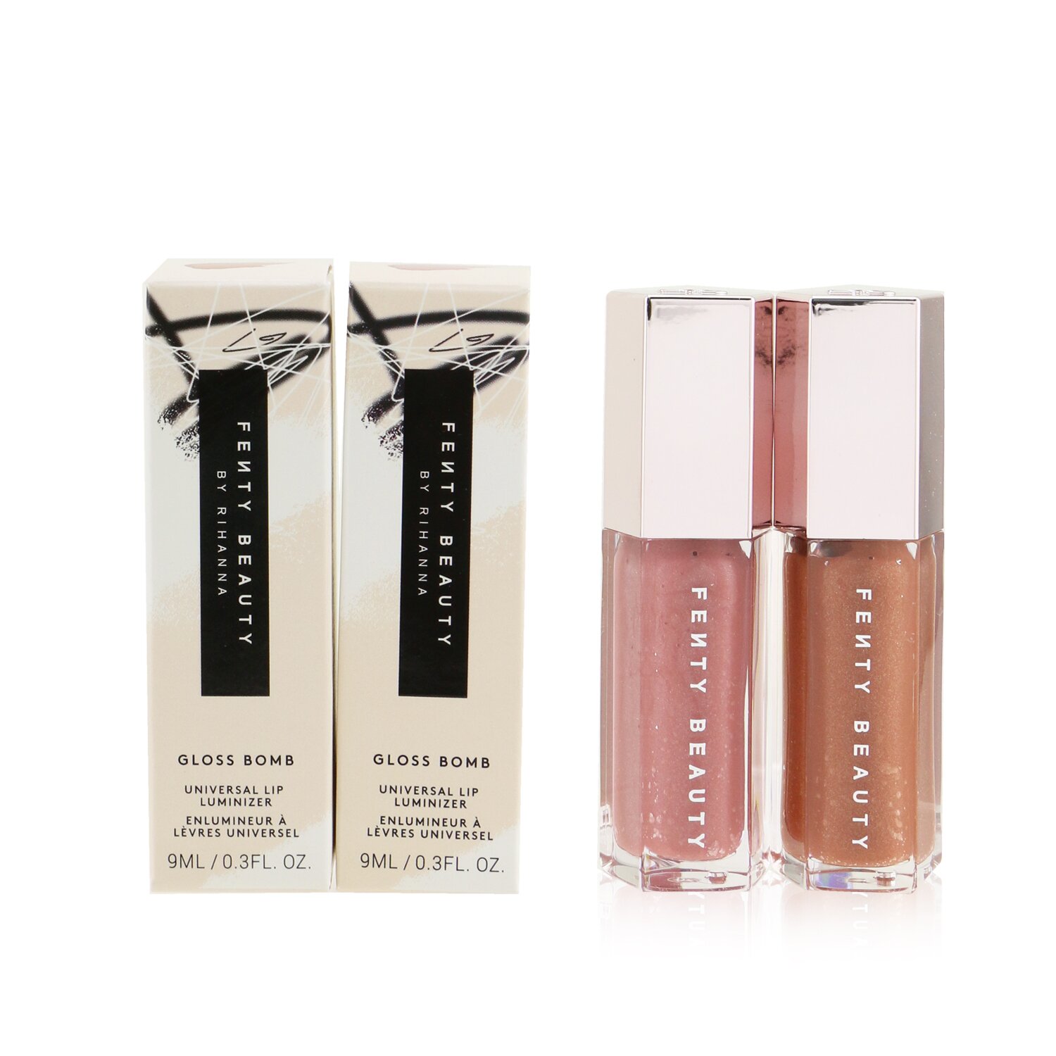 Fenty Beauty by Rihanna Gloss Bomb Duo Set (2x Lip Luminizer) 2x9ml/0.3oz