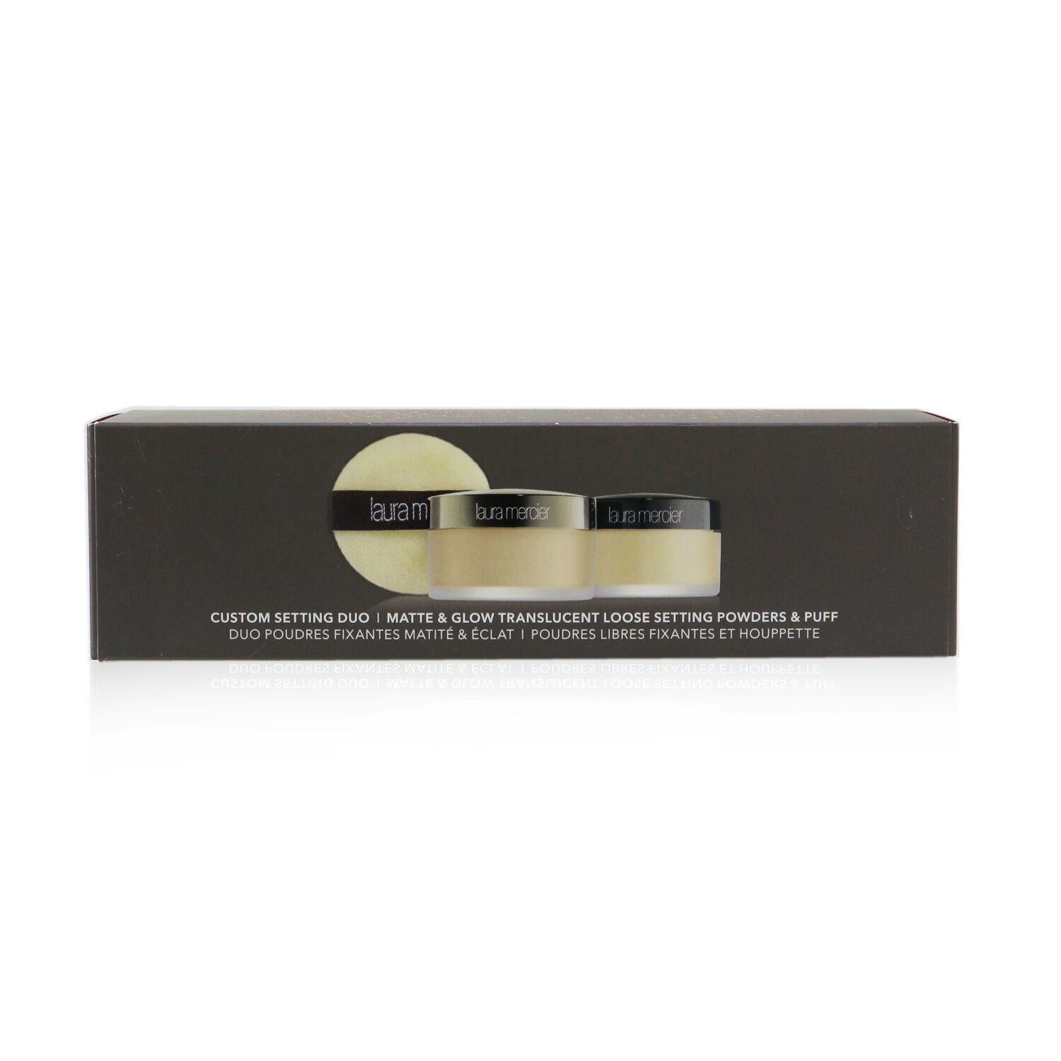 Laura Mercier Matte & Glow Translucent Loose Setting Powders & Puff Duo (2x Loose Setting Powder, 1x Mini Velour Puff) 2x9.3g/0.33oz