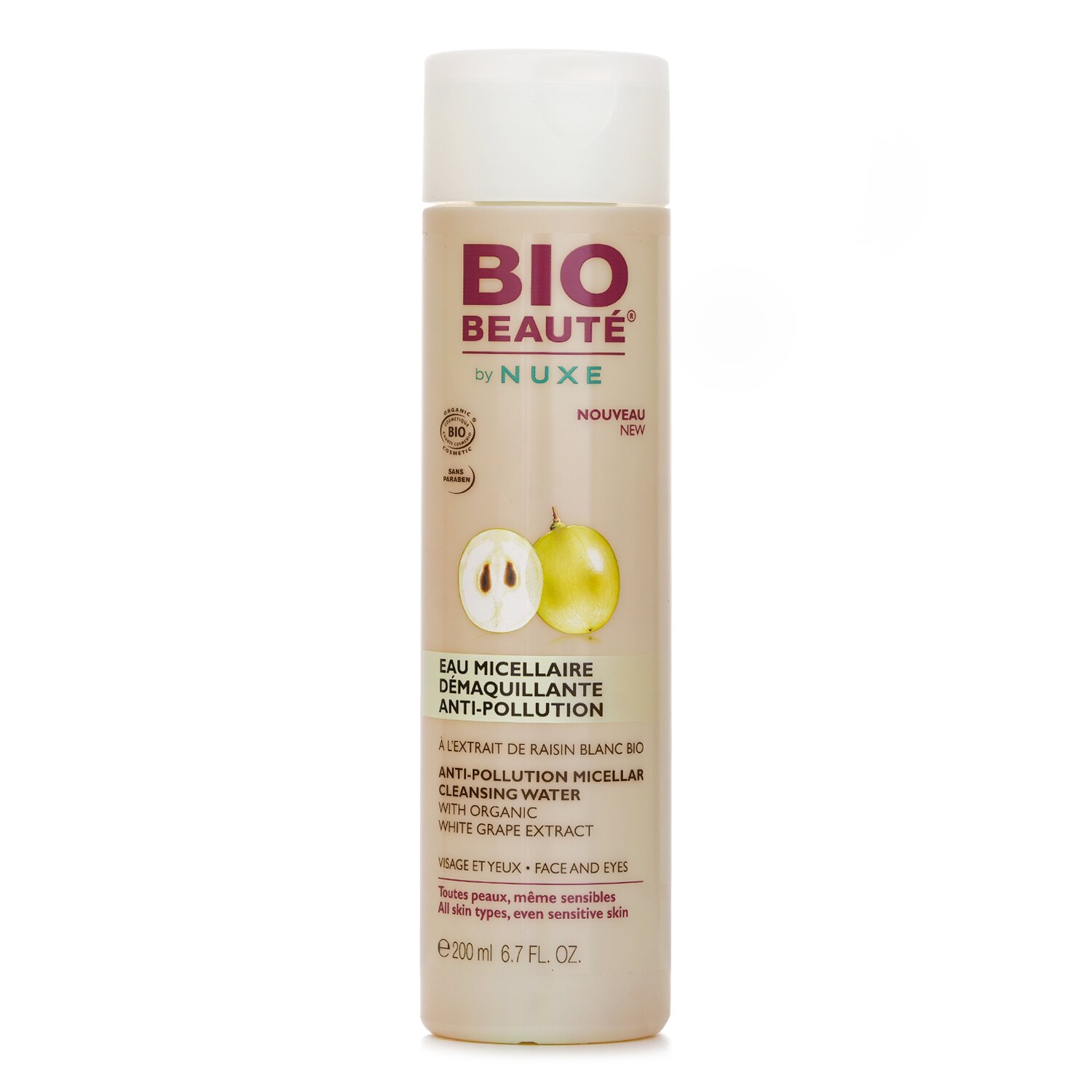 Nuxe Bio Beaute by Nuxe Agua Limpiadora Micelar Anti-Contaminación 200ml/6.7oz