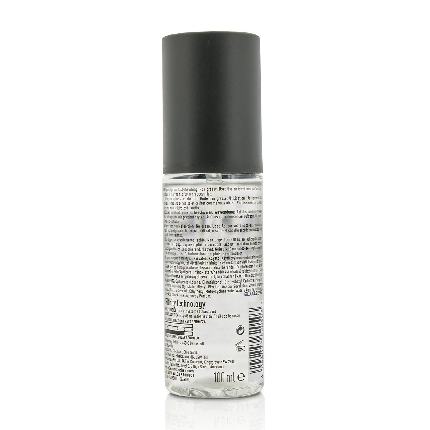 KMS California Tame Frizz De-Frizz Oil (Provides Frizz & Humidity Control For Up To 3 Days) 100ml/3.3oz