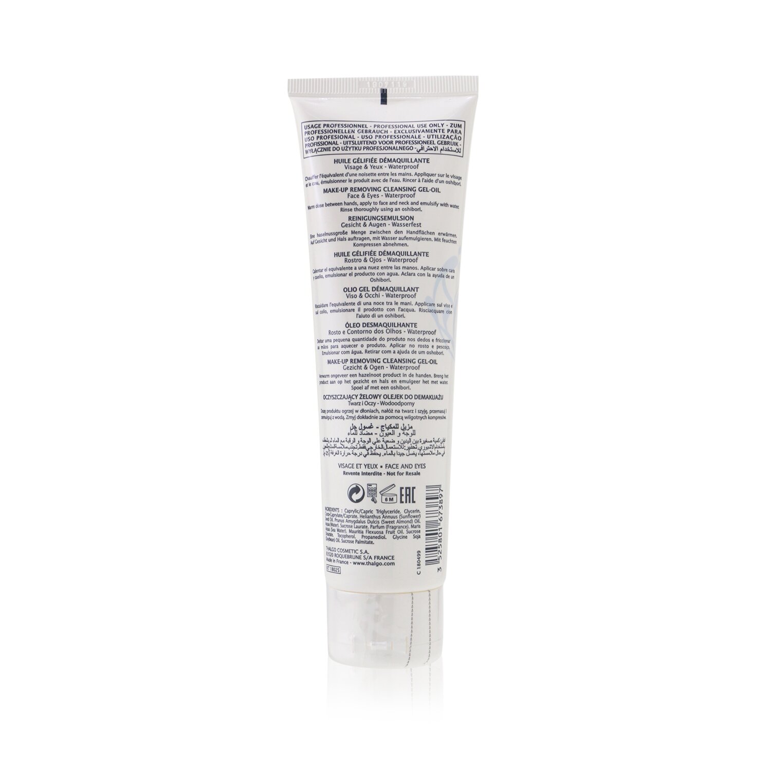 Thalgo Eveil A La Mer Make-Up Removing Cleansing Gel-Oil (For Face & Eyes - Waterproof) (Salon Size) 150ml/5.07oz