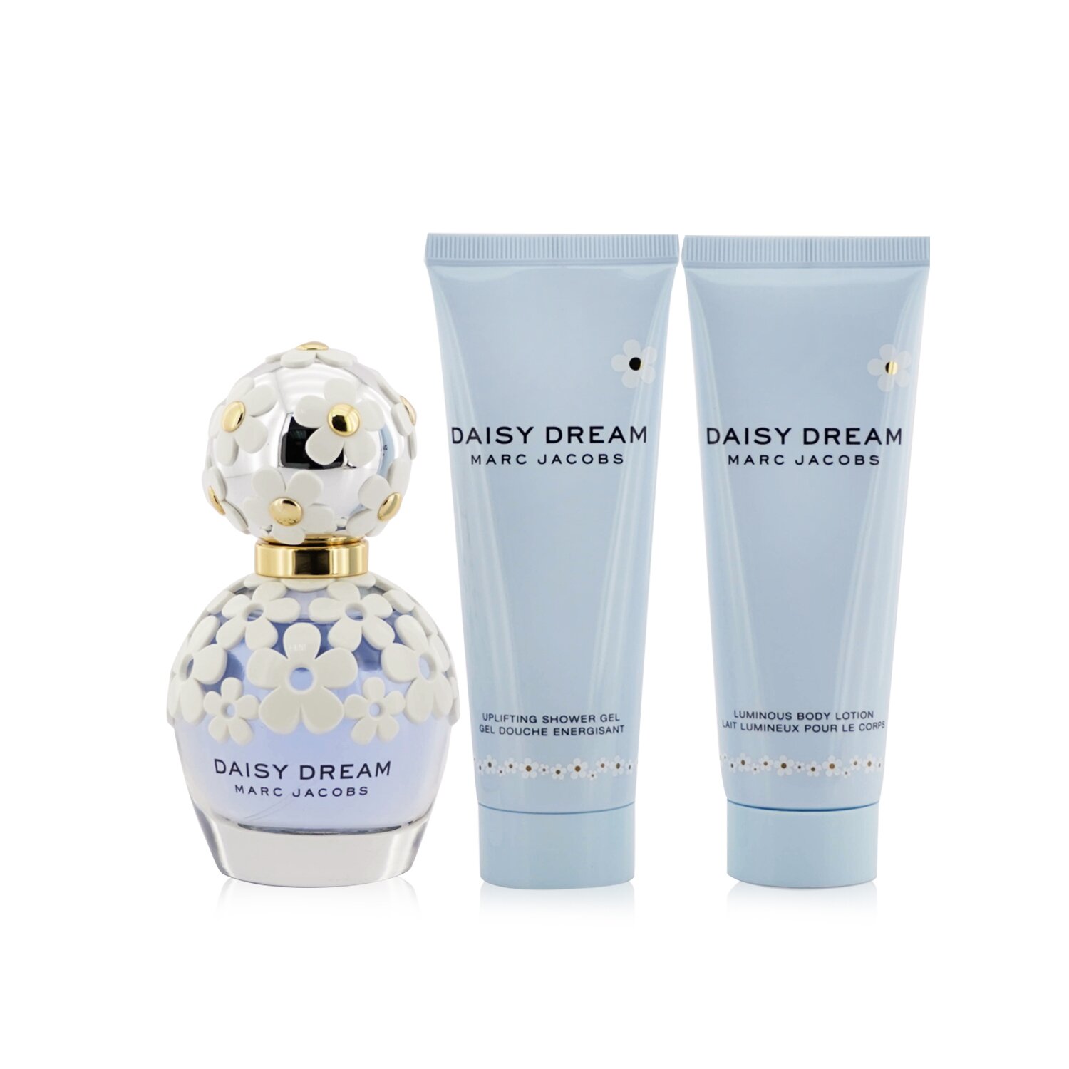 Marc Jacobs Daisy Dream Coffret: Eau De Toilette Spray 50ml/1.7oz + Luminous Body Lotion 75ml/2.5oz + Uplifting Shower Gel 75ml/2.5oz 3pcs