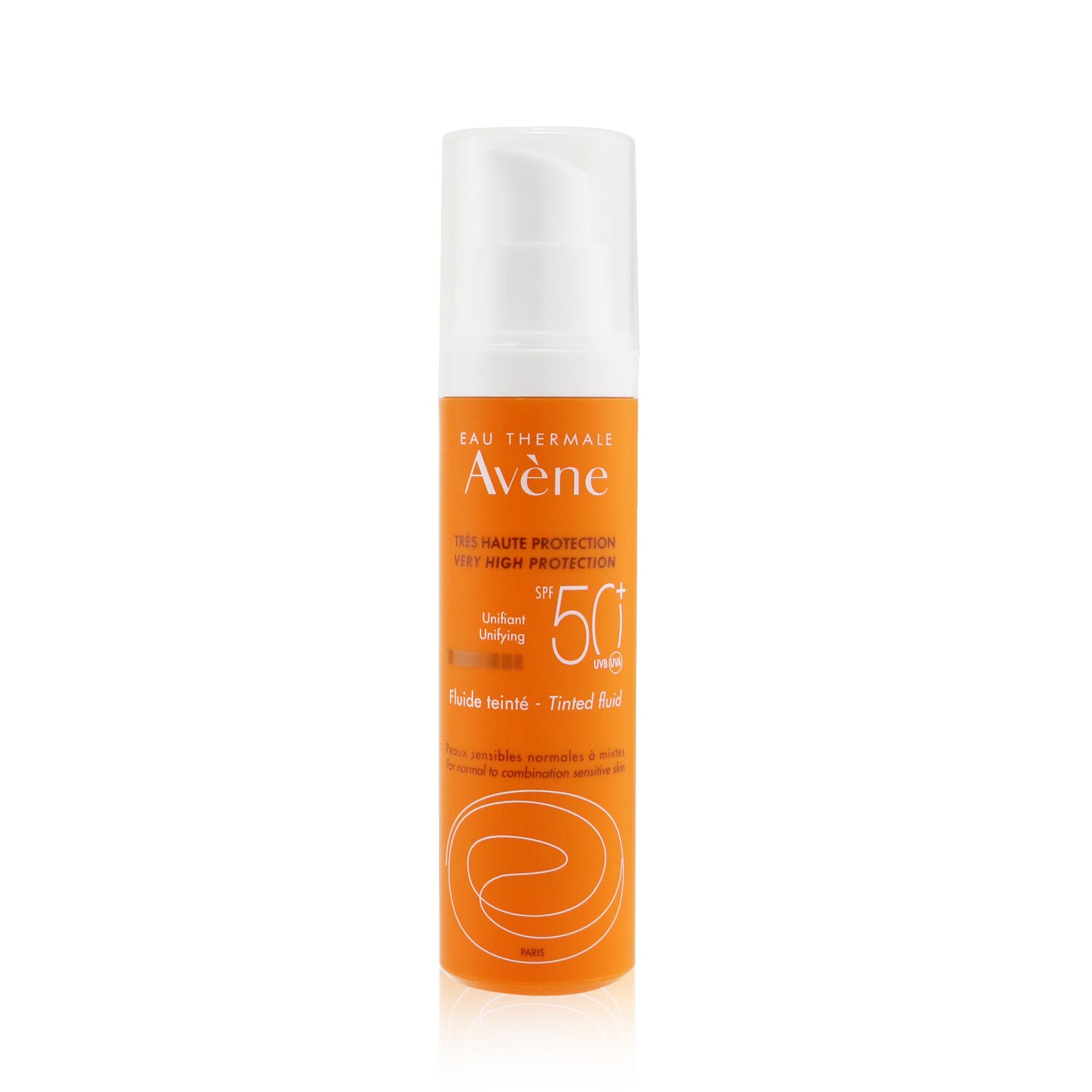 Avene Very High Protection Unifying Tinted Fluid SPF 50+ - For Normal to Combination Sensitive Skin 50ml/1.7oz