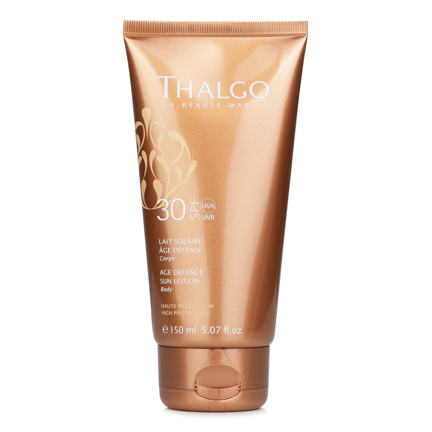Thalgo غسول شمسي Age Defence SPF 30 حماية من الأشعة فوق البنفسجية (أ) و(ب) للجسم (حماية فائقة) 150ml/5.07oz