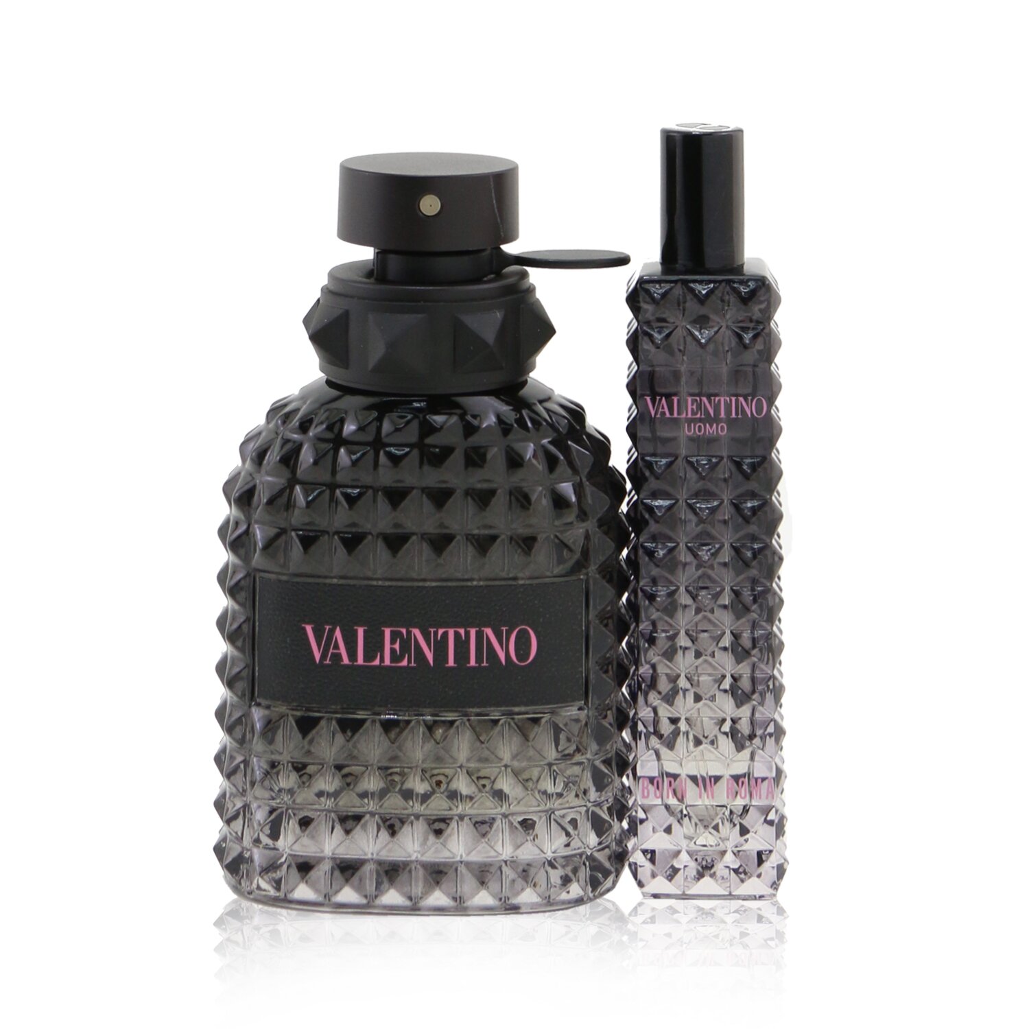 华伦天奴  Valentino 罗马人香氛套装：淡香水喷雾EDT 50ml/1.7oz + 淡香水旅行喷雾 15ml/0.5oz 2pcs