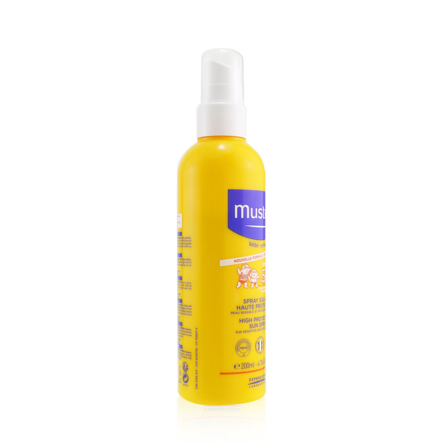 Mustela High Protection Sun Spray SPF 50 - Very Water Resistant 200ml/6.6oz