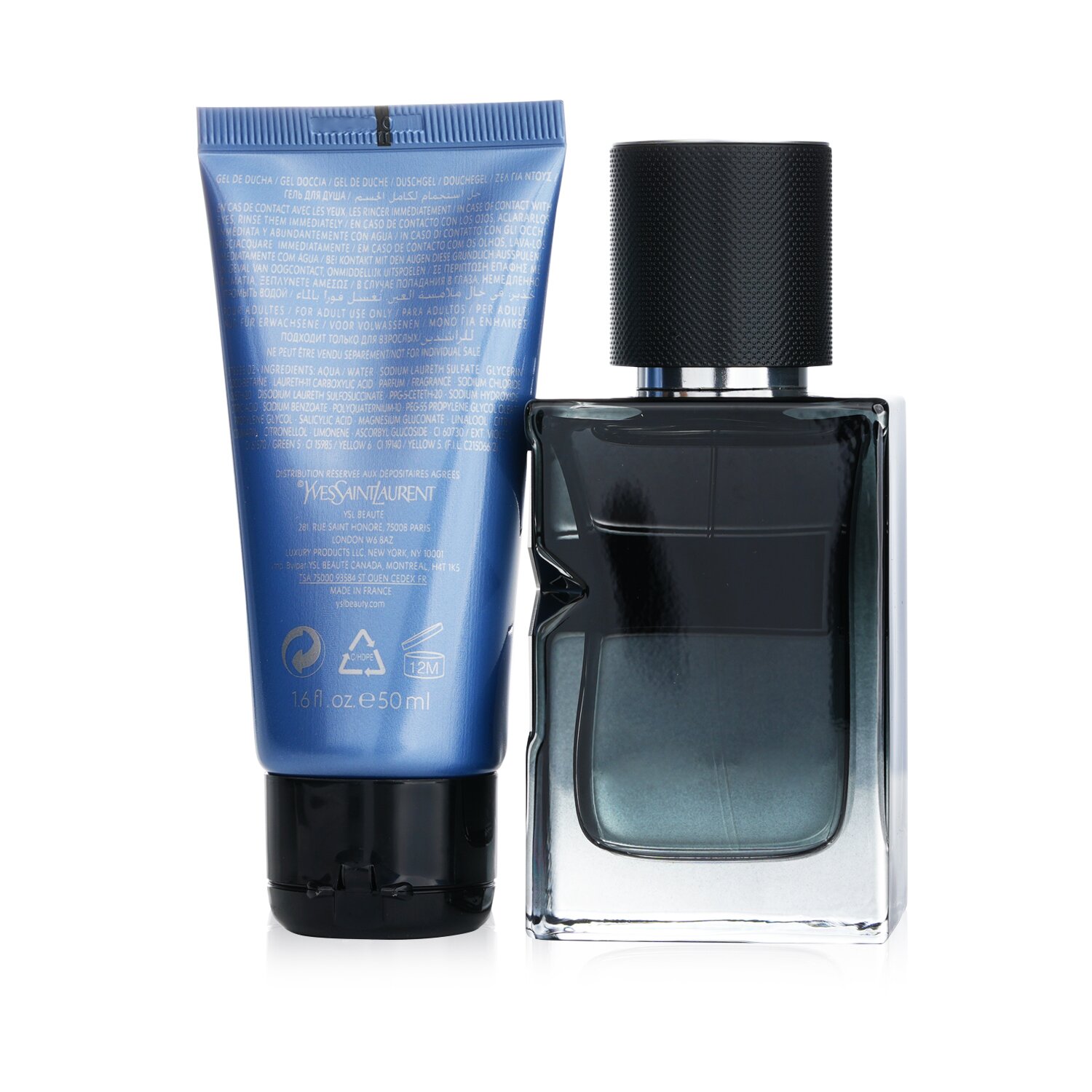 Yves Saint Laurent Y Coffret: Eau De Parfum Spray 60ml/2oz + Shower Gel 50ml/1.6oz 2pcs