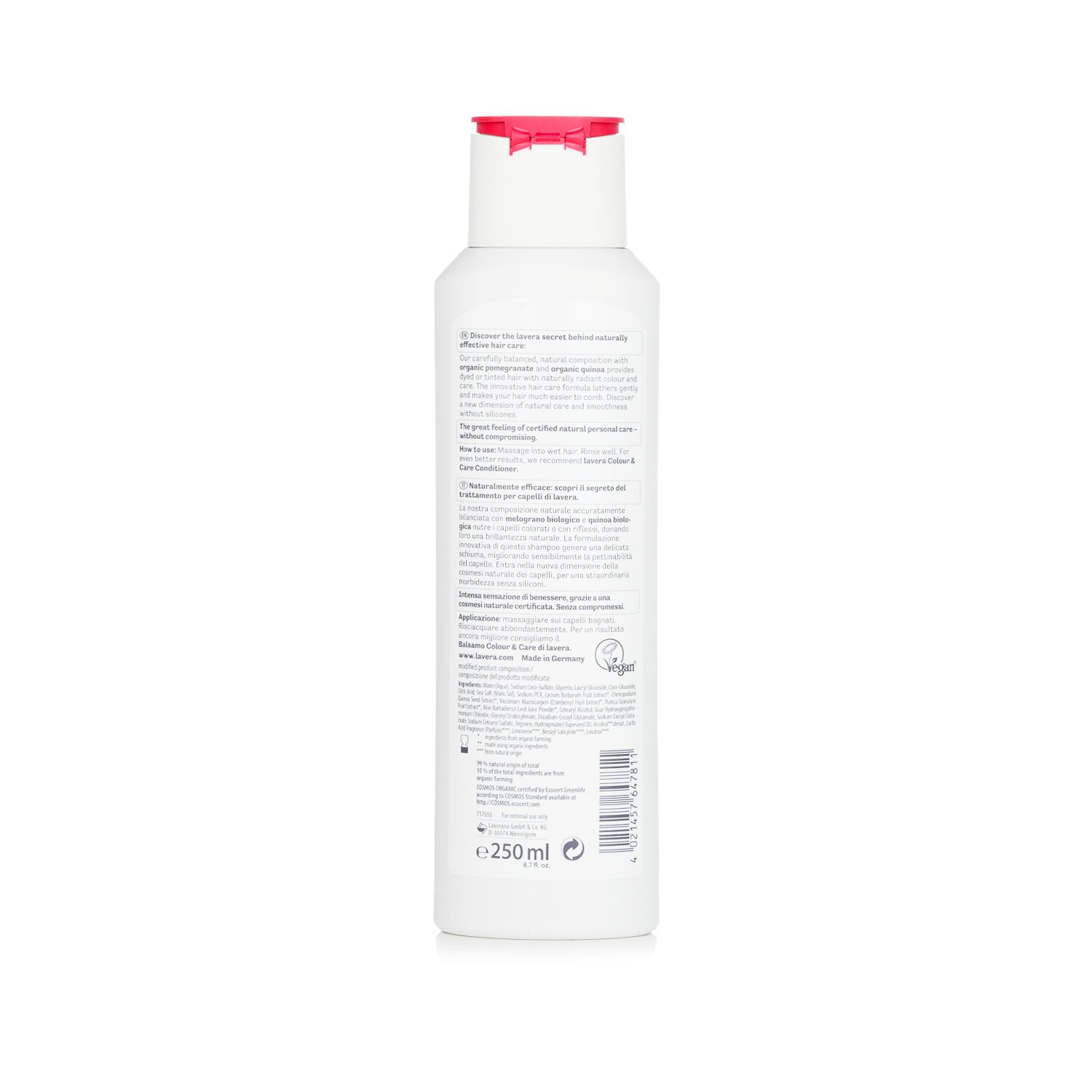 Lavera Colour & Care Radiant Colour Shampoo (Coloured Hair) 250ml/8.5oz