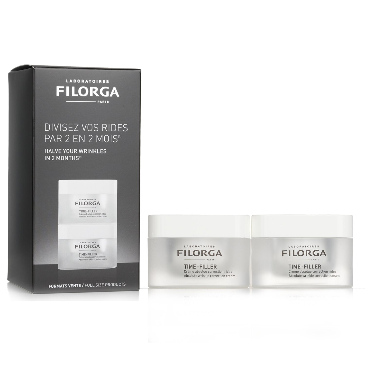 Filorga Time-Filler Duo Set: 2x Time-Filler Absolute Wrinkle Correction Cream 50ml 2pcs