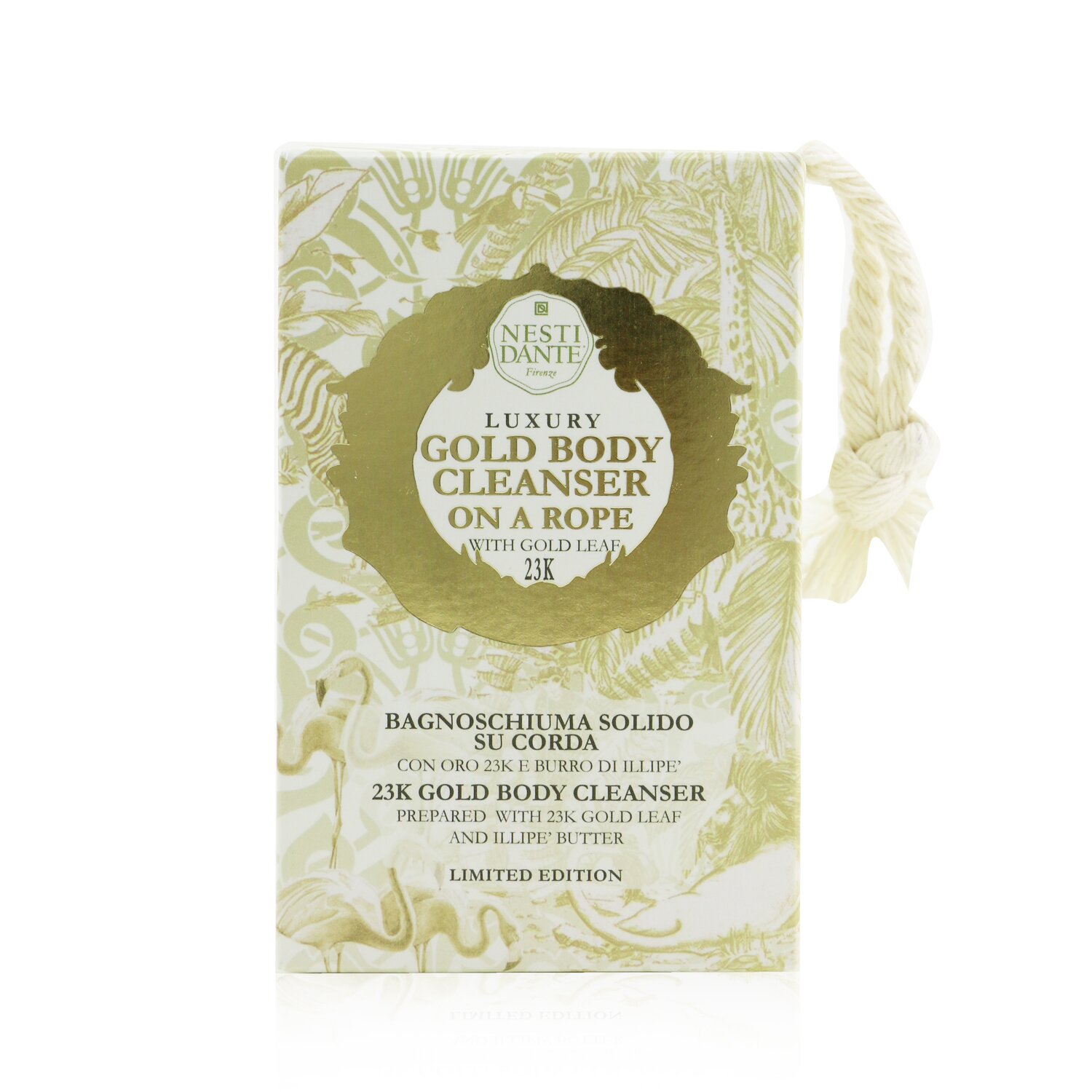 Nesti Dante Luxury Gold Body Cleanser On A Rope 150g Nesti Dante Luxury Gold Body Cleanser On A Rope 150g