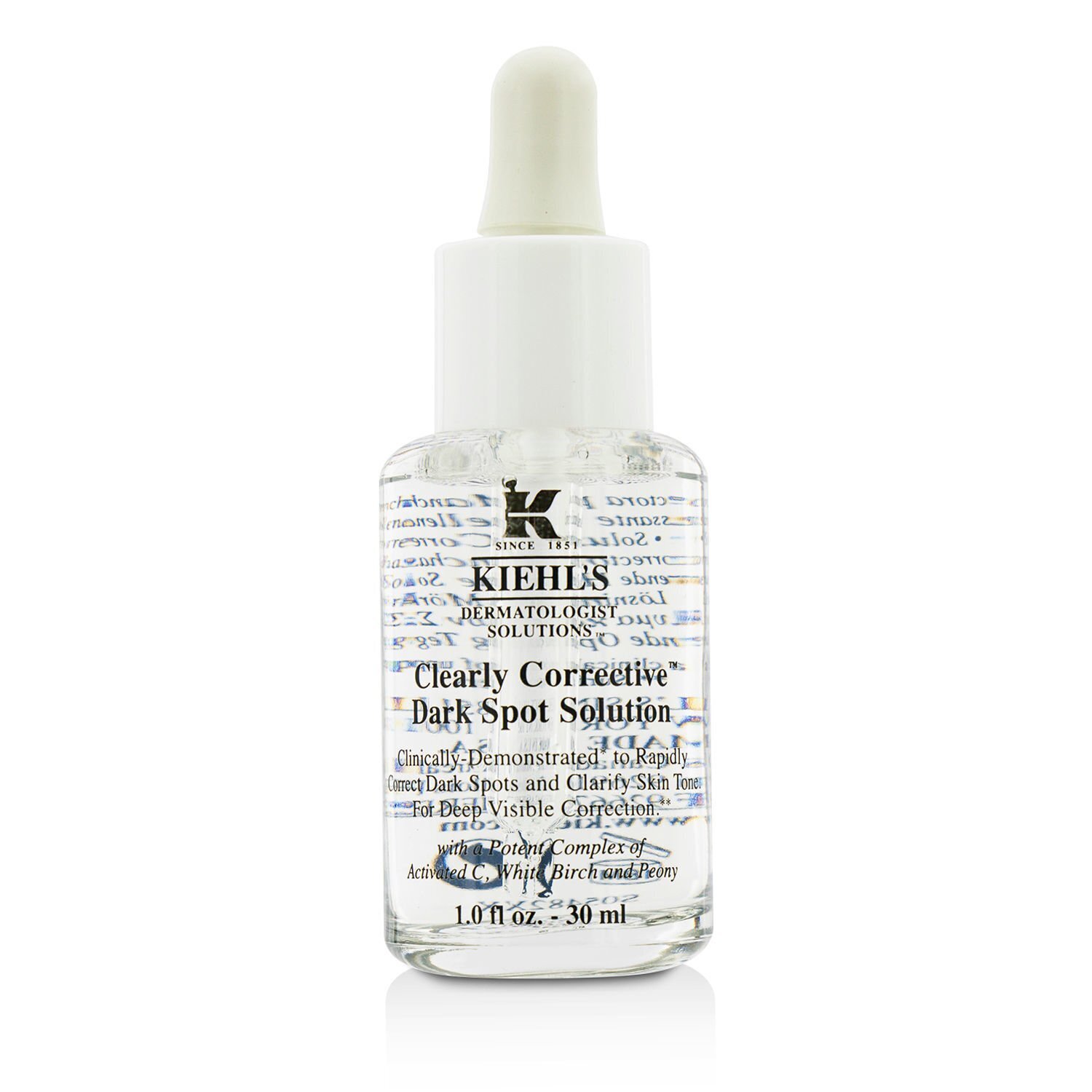 科颜氏 Kiehl's 新集焕白均衡亮肤淡斑精华液 安白瓶 面部美白淡化痘印 30ml/1oz