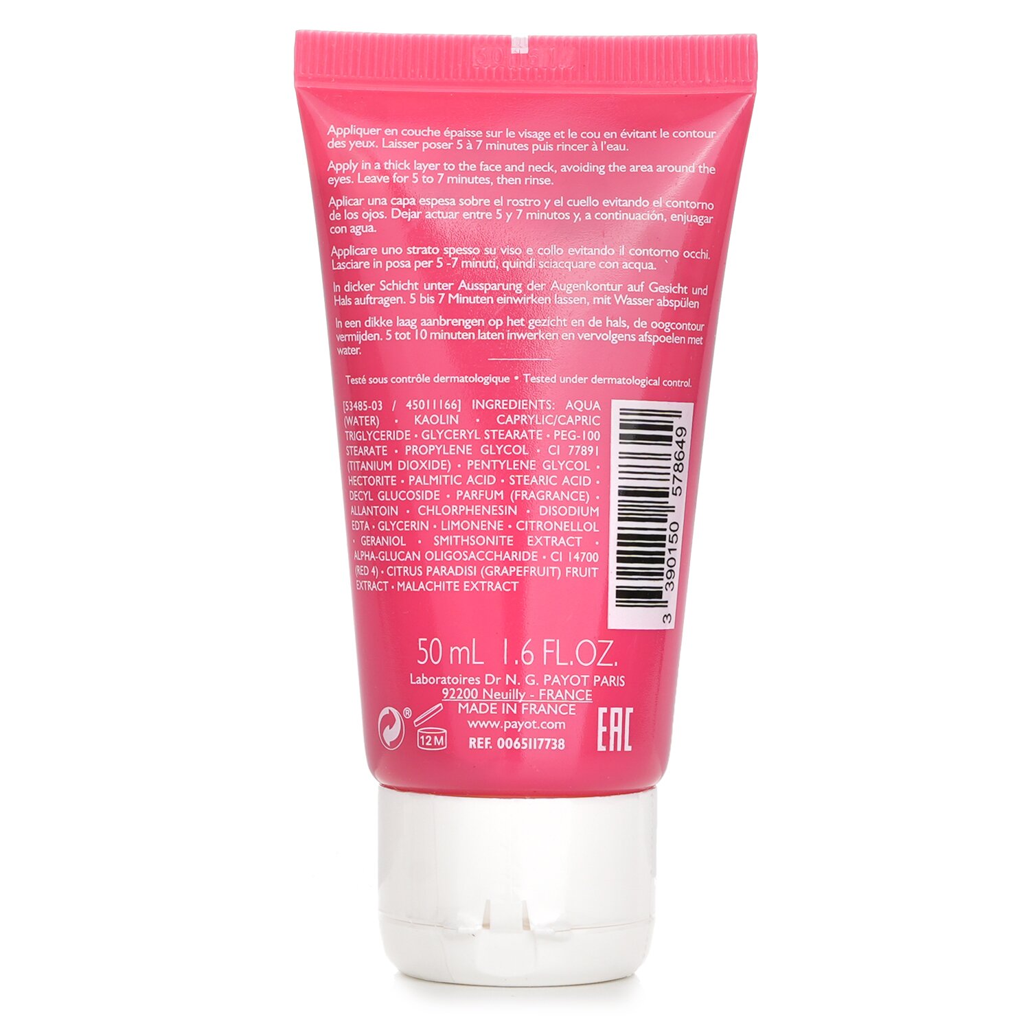 柏姿 Payot 焕活亮采面膜 50ml/1.6oz