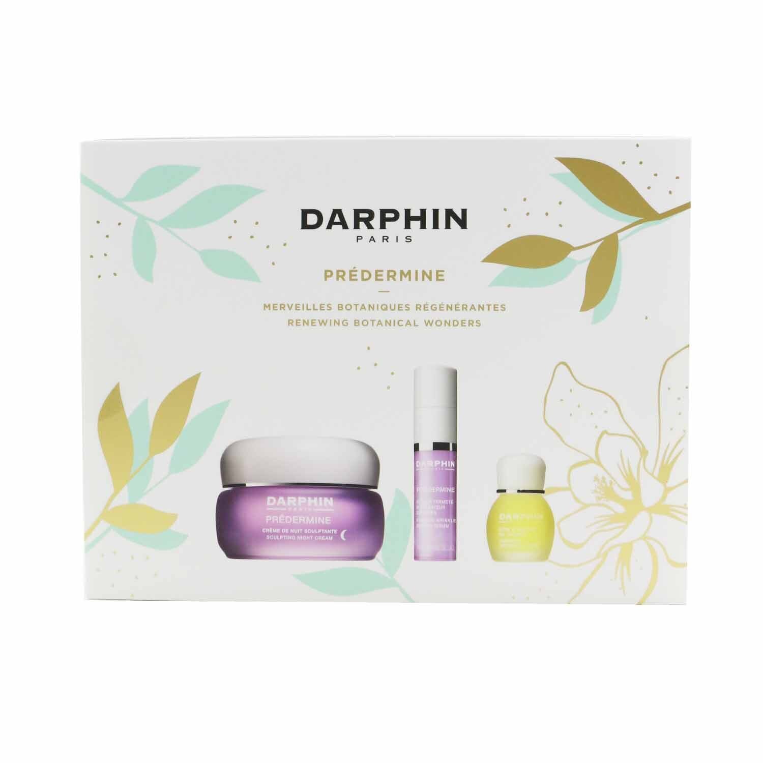 Darphin Predermine Renewing Botanical Wonders Set: Sculpting Night Cream 50ml+ Wrinkle Repair Serum 4ml+ Jasmine Aromatic Care 4ml 3pcs