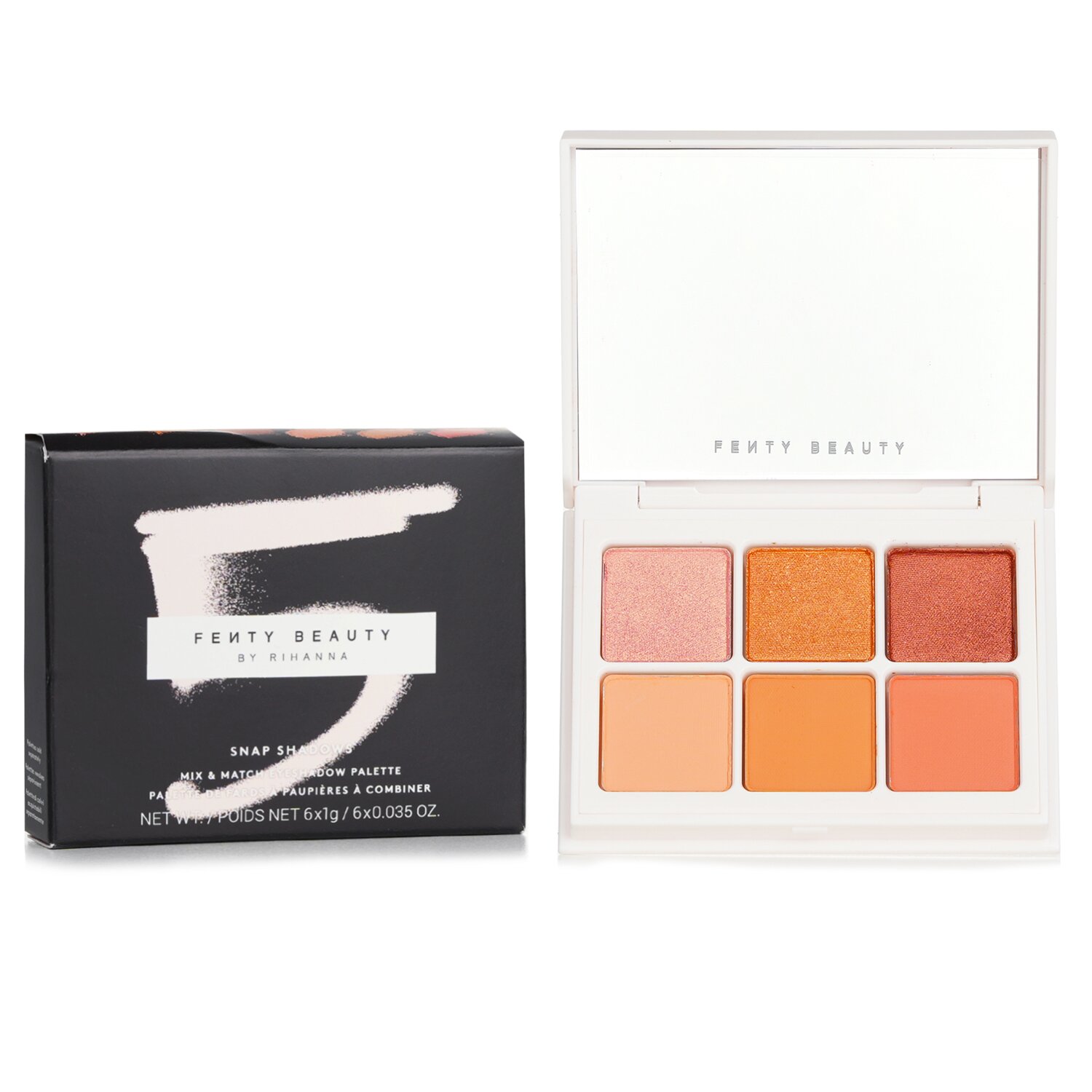 Fenty Beauty by Rihanna Snap Shadows Mix & Match Eyeshadow Palette (6x Eyeshadow) 6g/0.21oz