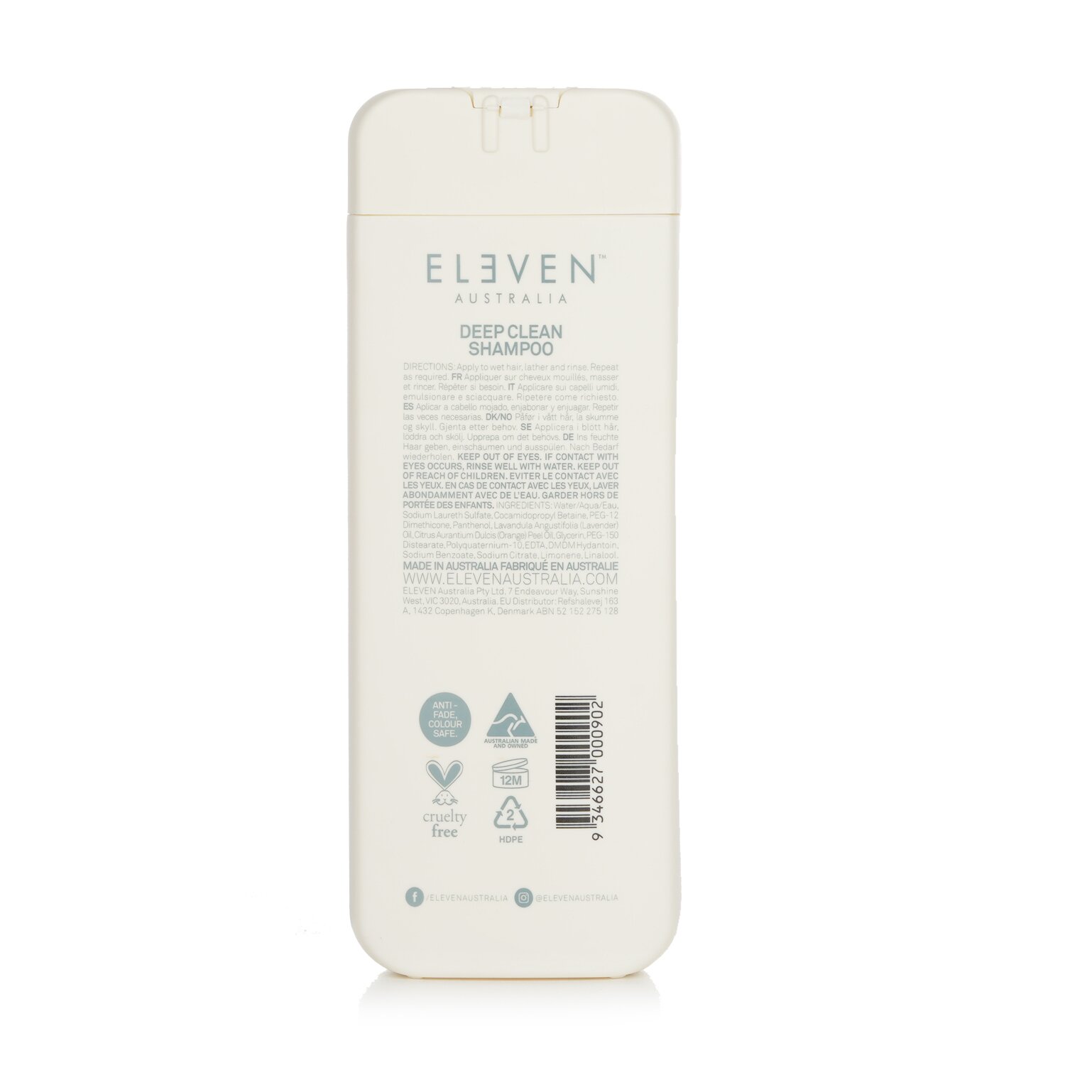 Eleven Australia Deep Clean Clarifying Shampoo 300ml/10.1oz
