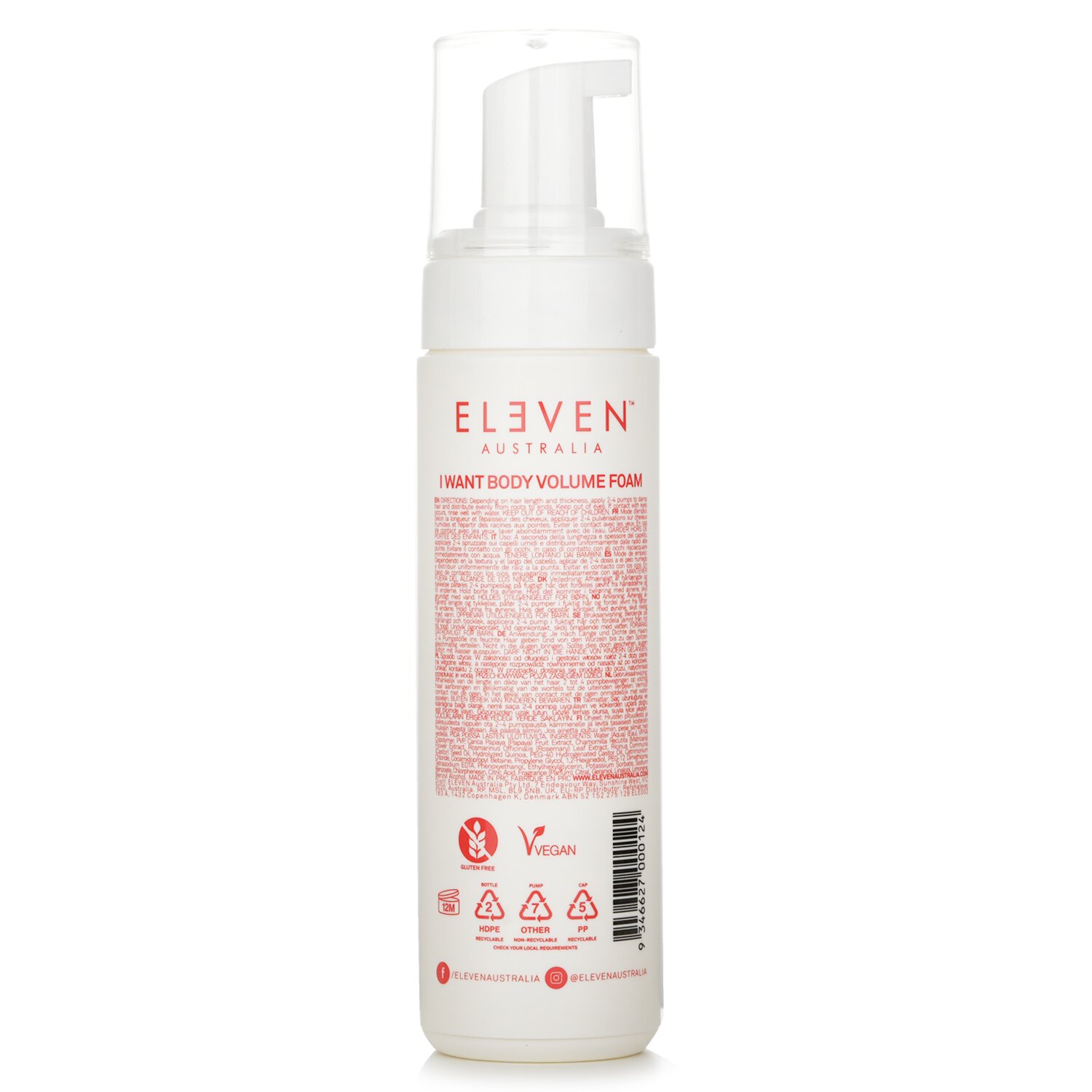 Eleven Australia I Want Body Volume Foam 200ml/6.8oz