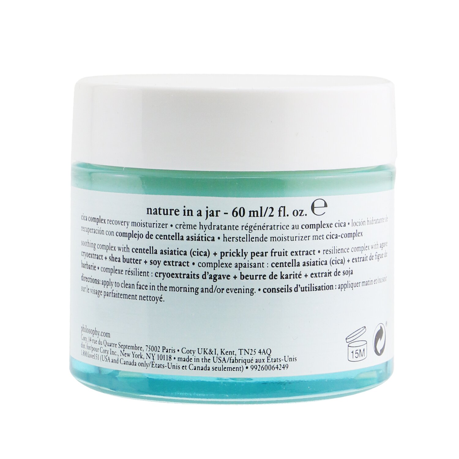 Philosophy Nature In A Jar Cica Complex Recovery Moisturizer 60ml/2oz