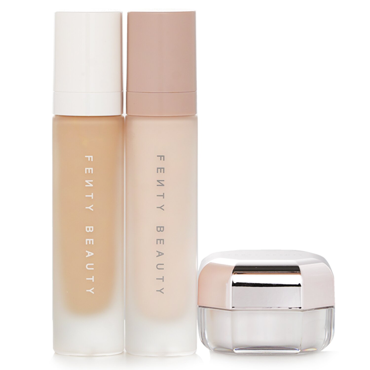 Fenty Beauty by Rihanna Pro Filt'R Soft Matte Complexion Kit: Foundation 32ml + Primer 32ml + Instant Retouch Setting Powder 7.8g 3pcs