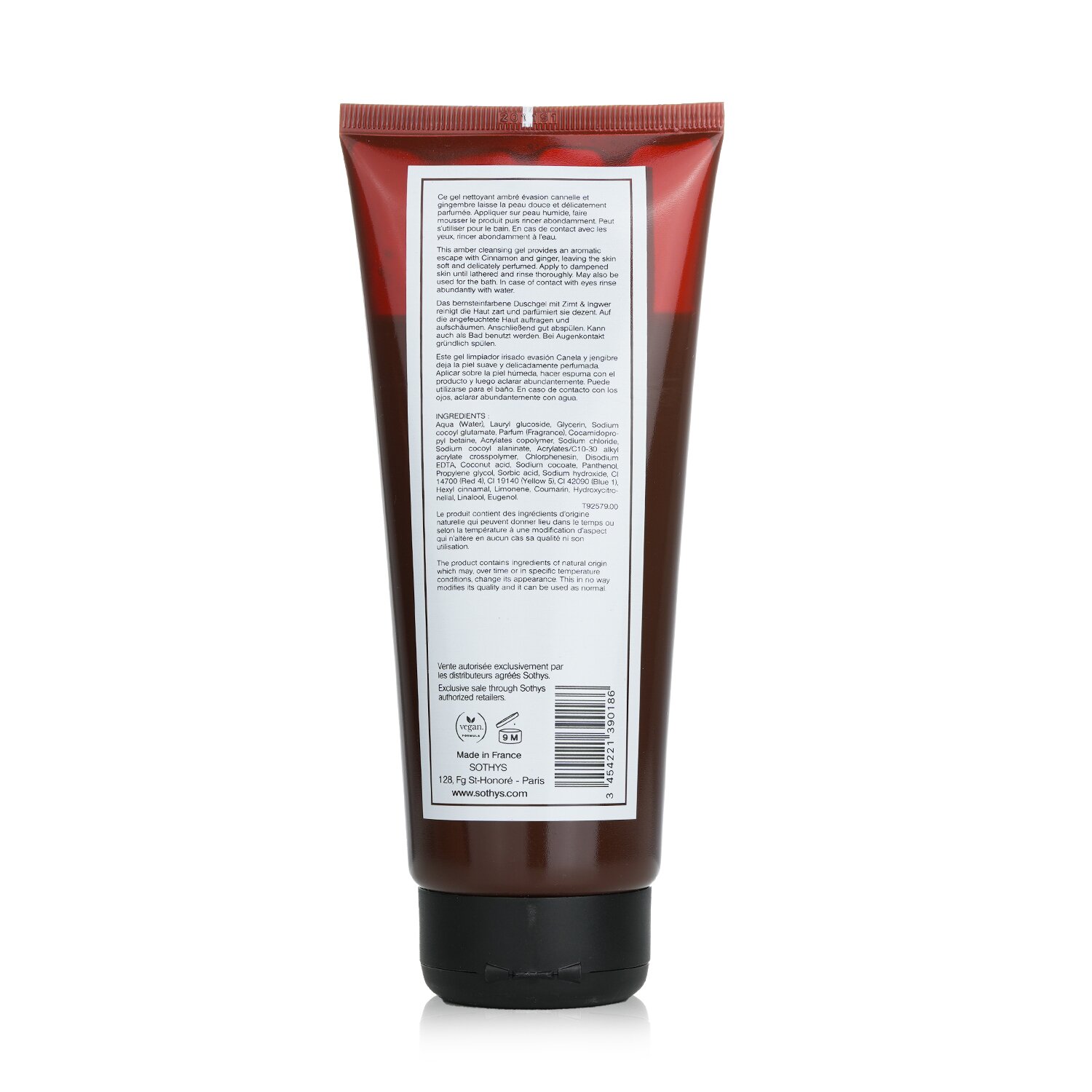Sothys Shower Gel - Cinnamon & Ginger Escape 200ml/6.76oz