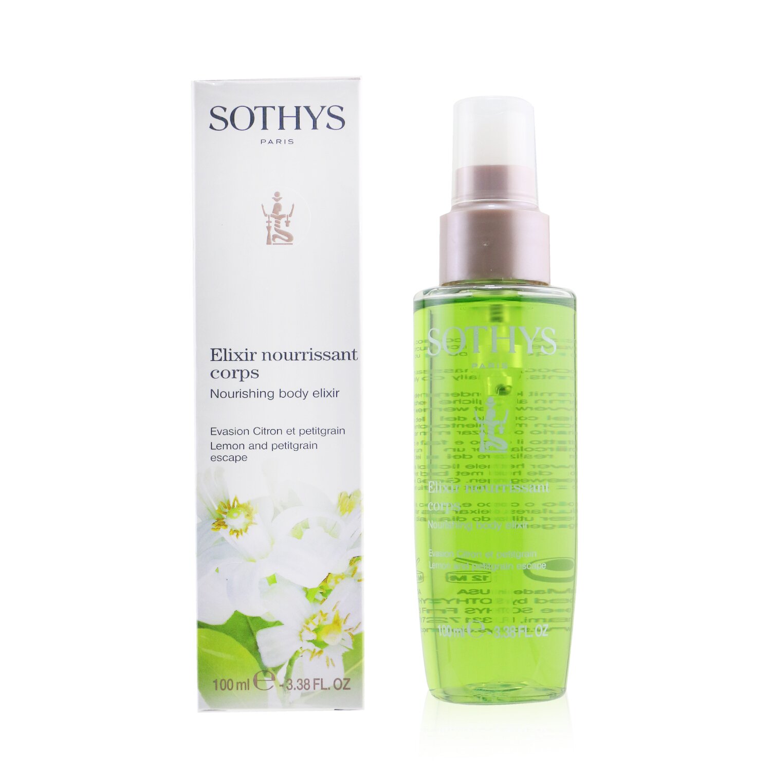 Sothys Питательный Эликсир для Тела - Lemon & Pettgrain Escape 100ml/3.38oz