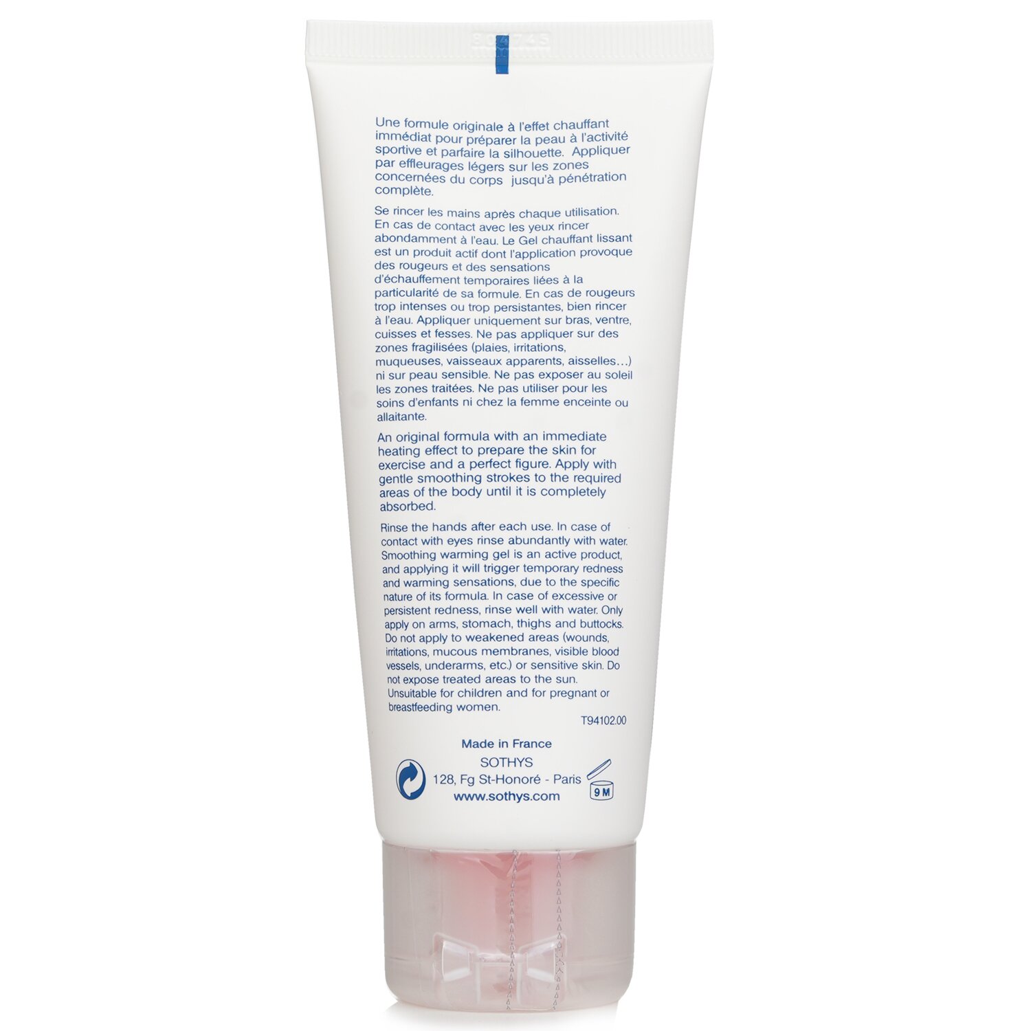 Sothys Athletics Gel Calentador Suavizante 100ml/3.38oz
