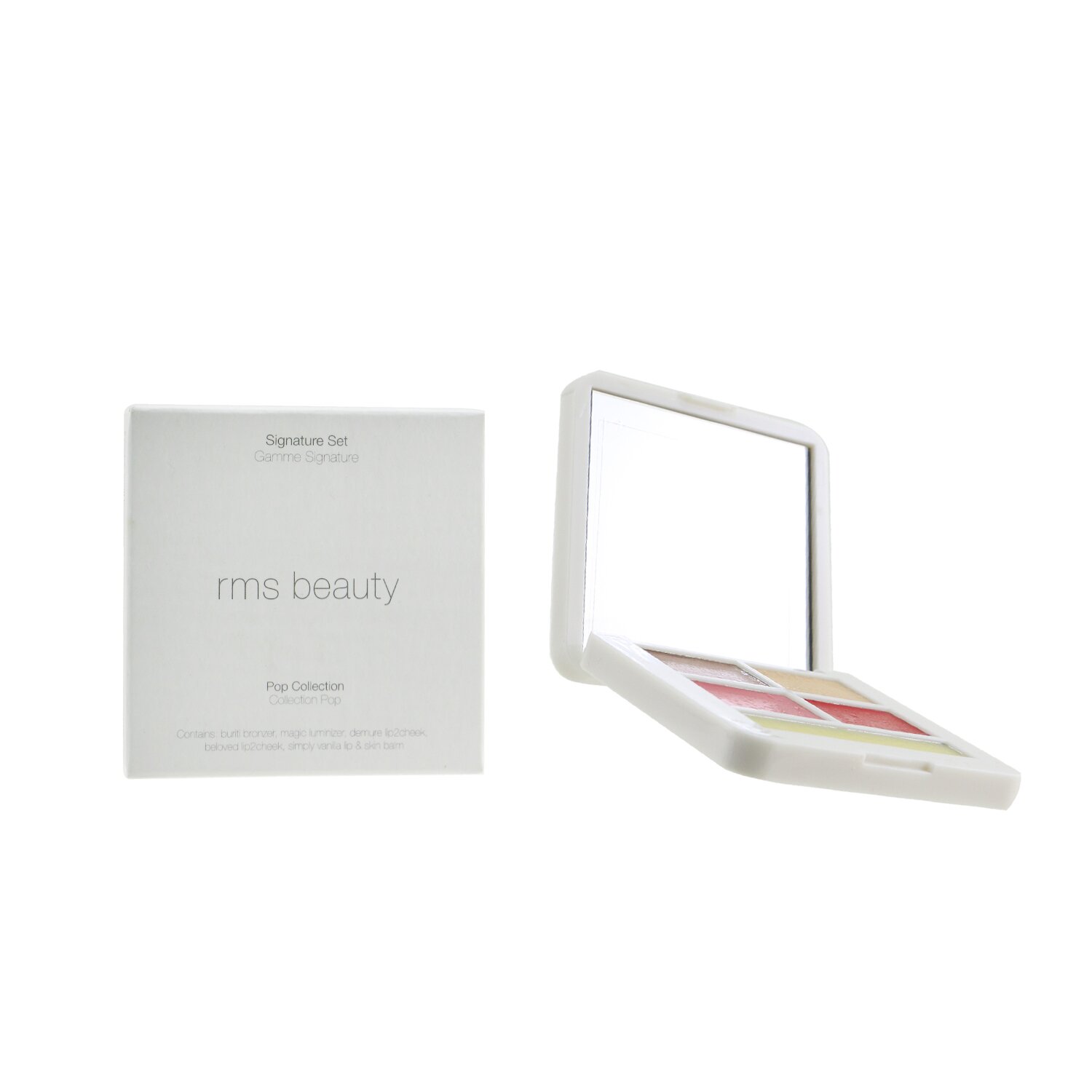 RMS Beauty Signature Set (1x Highlighter/Bronzer, 1x Luminizer, 2x Lip2cheek, 1x Lip & Skin Balm) 5.9g/0.19oz