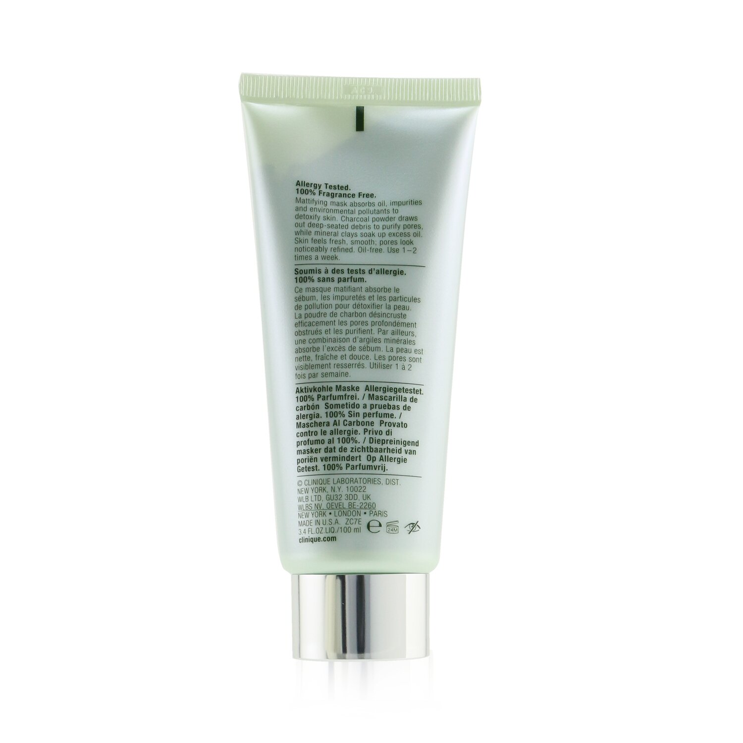 Clinique Pore Refining Solutions Charcoal Mask - Dry Combination to Oily (Box Slightly Damaged) 100ml/3.4oz