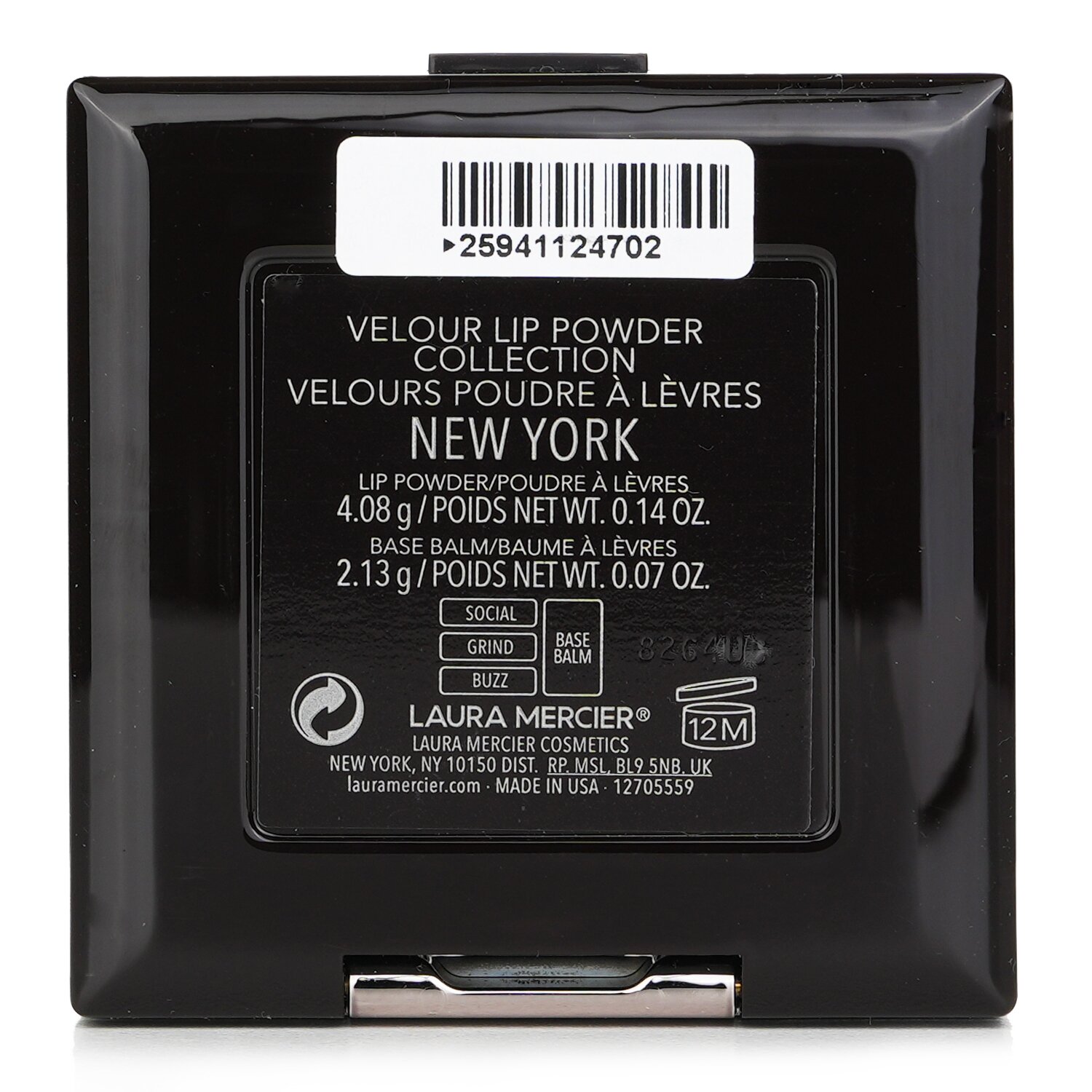 Laura Mercier Velour Lip Powder Collection (3x Lip Powder, 1x Base Balm) 6.21g/0.21oz