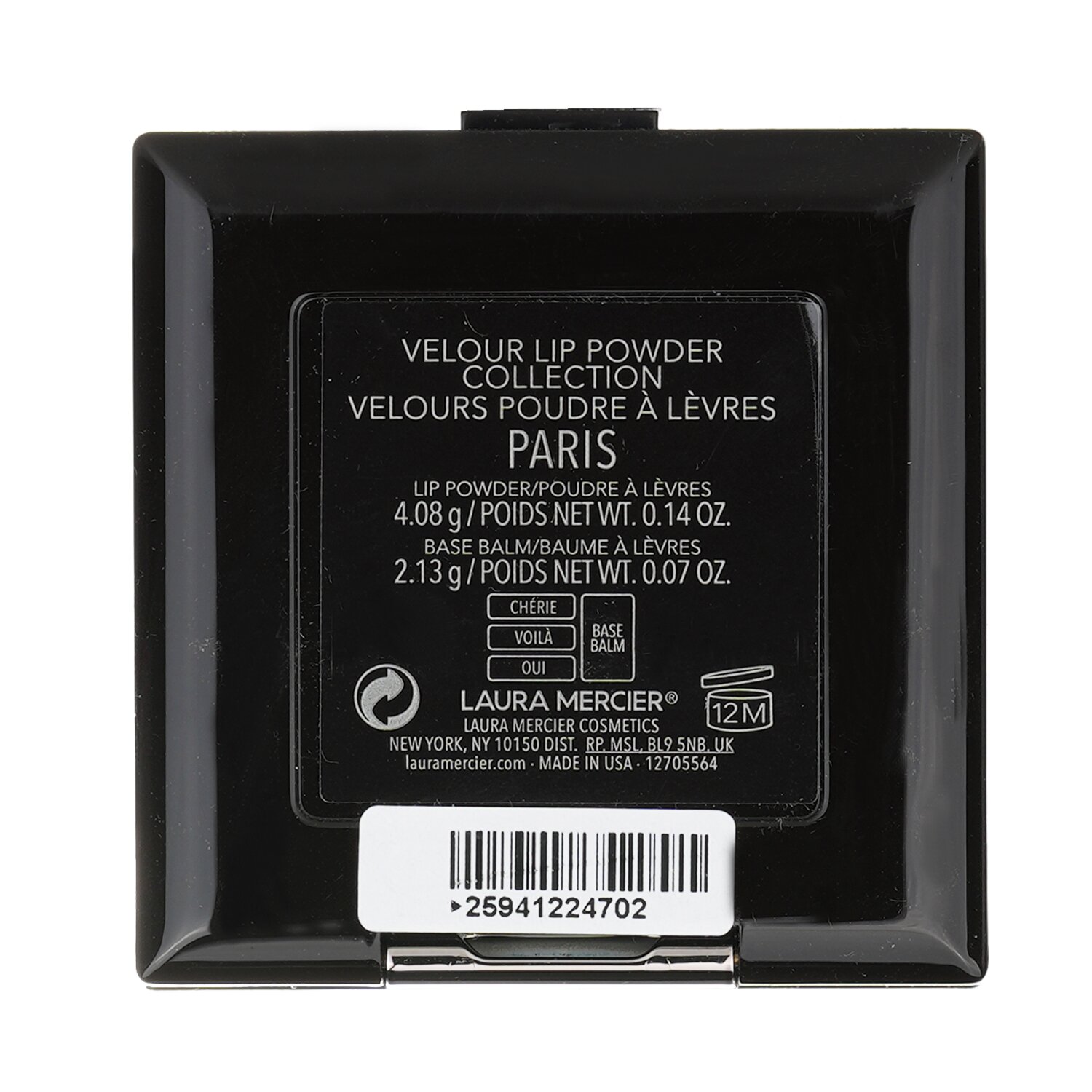 Laura Mercier Velour Lip Powder Collection (3x Lip Powder, 1x Base Balm) 6.21g/0.21oz