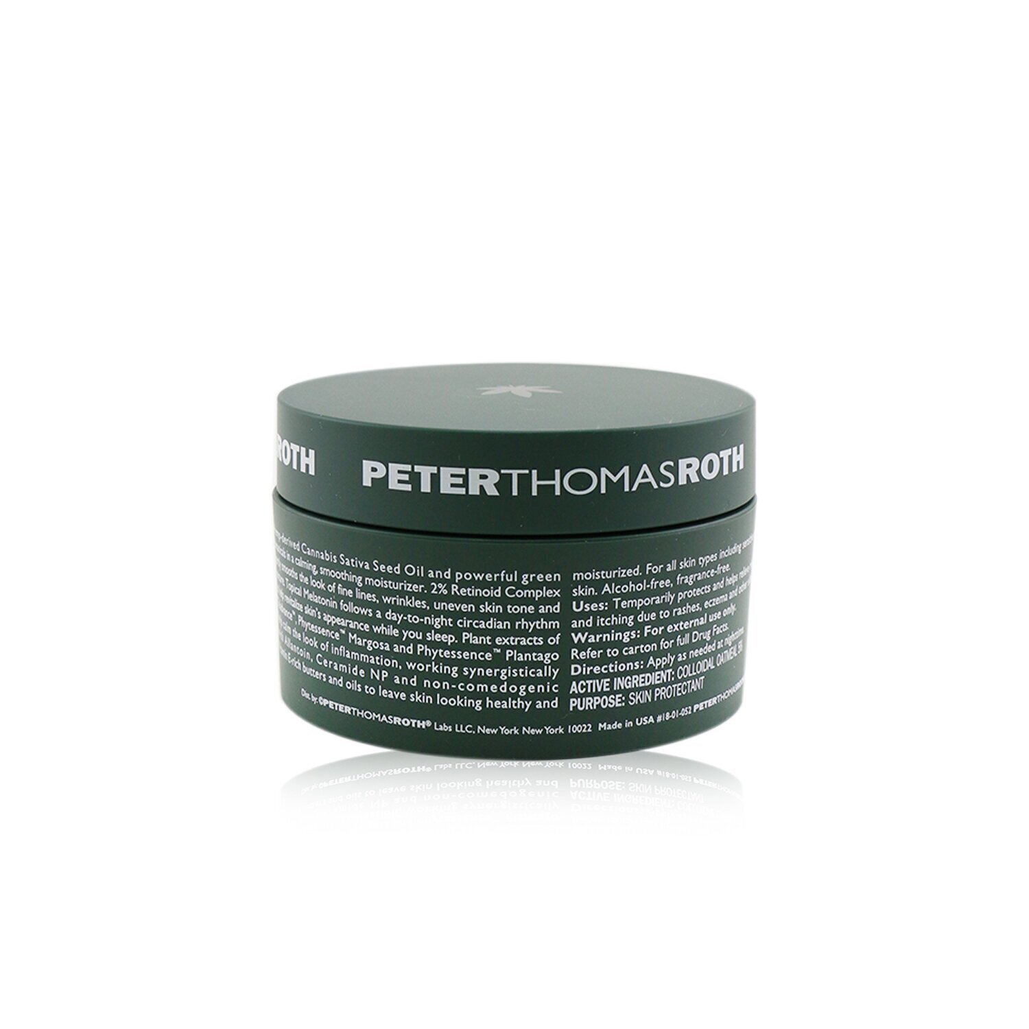 Peter Thomas Roth Green Releaf Therapeutic Sleep Cream Skin Protectant - Renewing Night Moisturizer (Exp. Date: 07/2021) 50ml/1.7oz