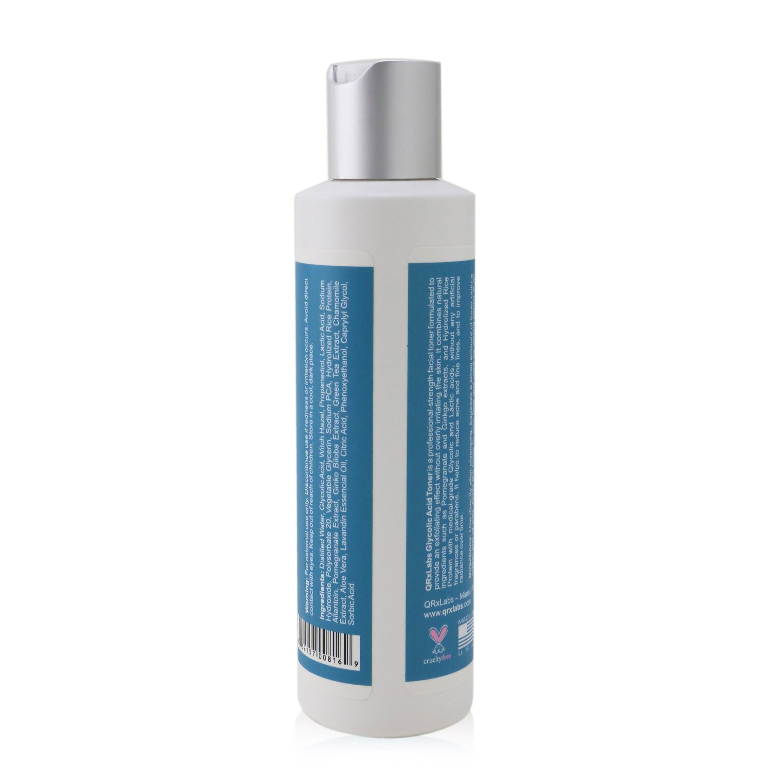 QRxLabs Glycolic Acid Toner (Exp. Date: 07/2021) 180ml/6oz