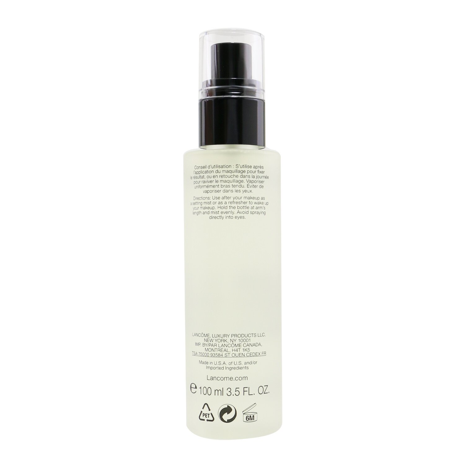 Lancome Fix It Forget It Up To 24H Фиксирующий Спрей для Макияжа (Коробка Слегка Повреждена) 100ml/3.5oz