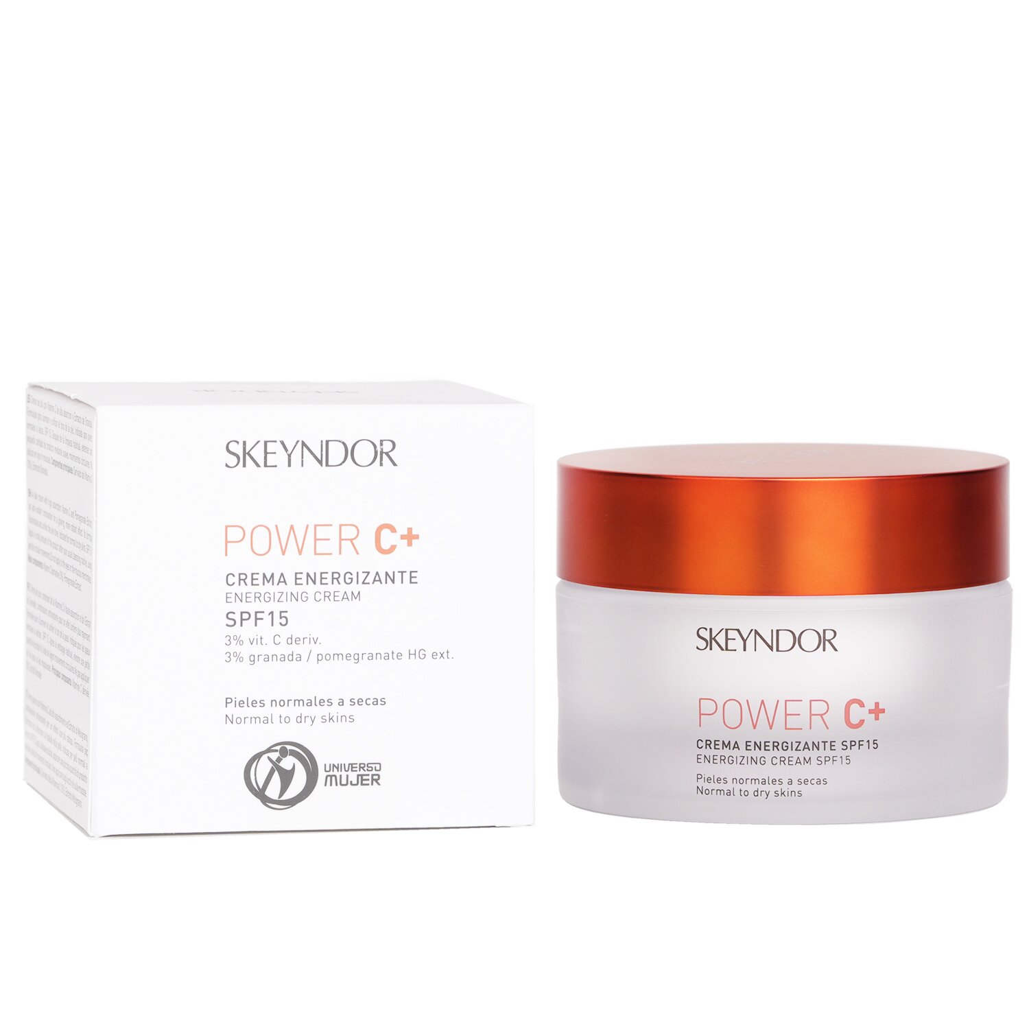 SKEYNDOR Power C+ Crema Energizante SPF 15 - 3% Vit. C Deriv. (Para Piel Normal a Seca) 50ml/1.7oz