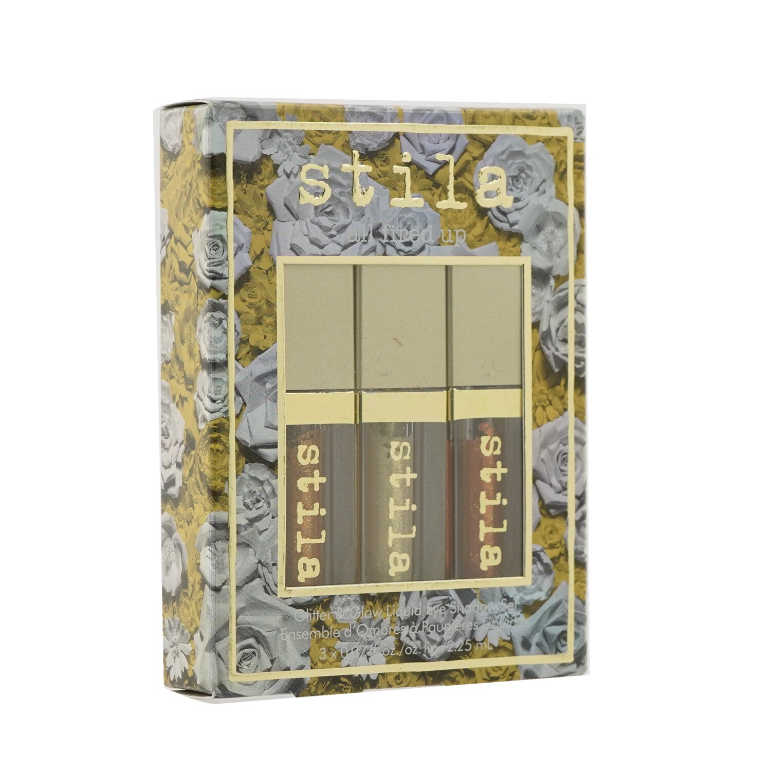 Stila All Fired Up Glitter & Glow Liquid Eye Shadow Set (3x Liquid Eyeshadow) 3x2.25ml/0.07oz