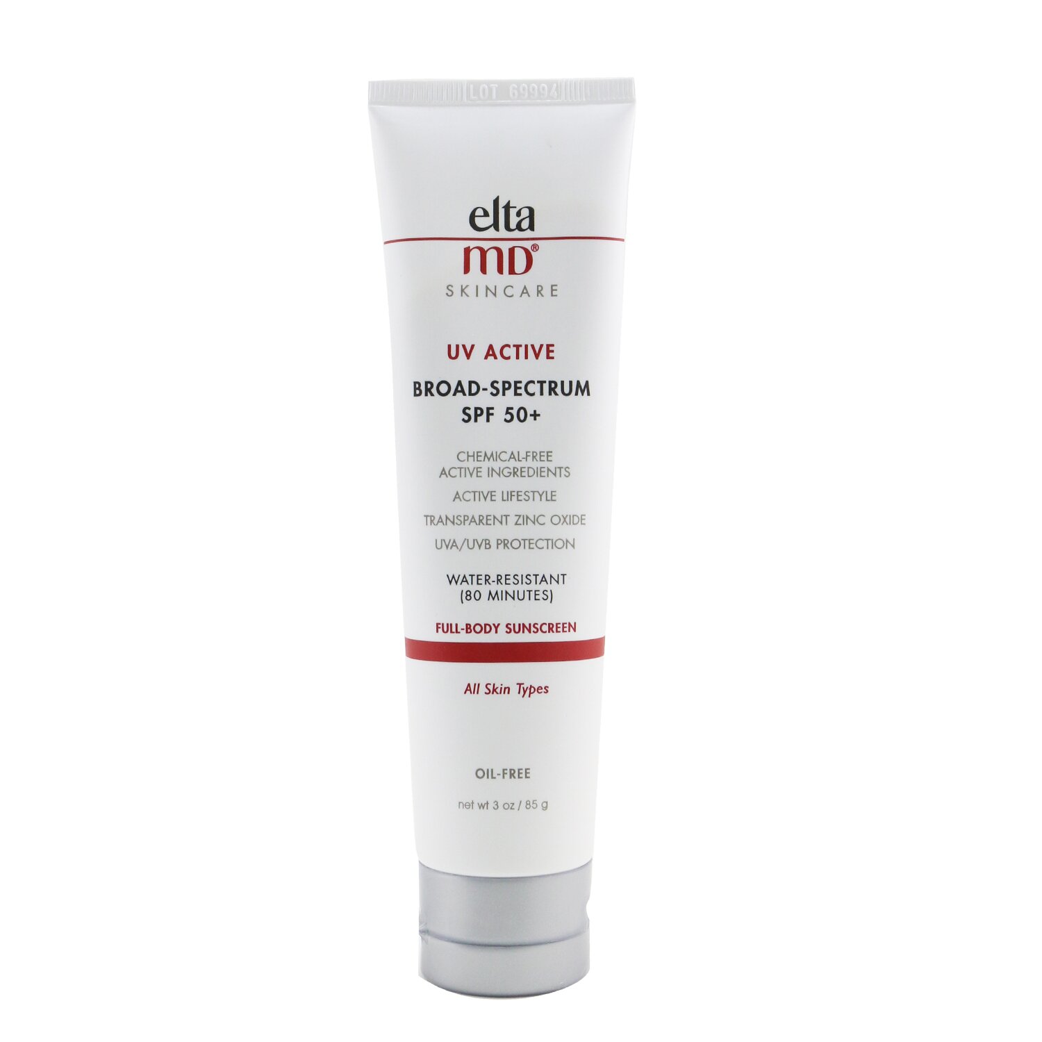 EltaMD UV Active Water-Resistant Full-Body Sunscreen SPF 50 (Box Slightly Damaged) 85g/3oz