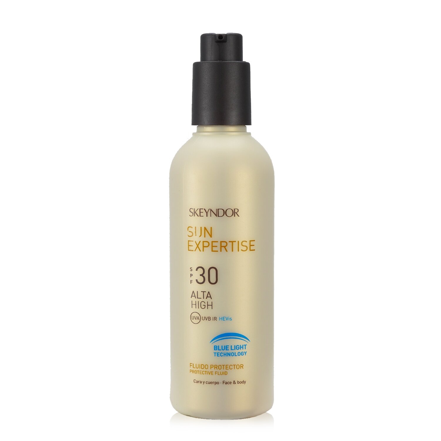 SKEYNDOR Sun Expertise Protective Face & Body Fluid SPF 30 - With Blue Light Technology (For All Skin Types & Water-Resistant) 200ml/6.8oz