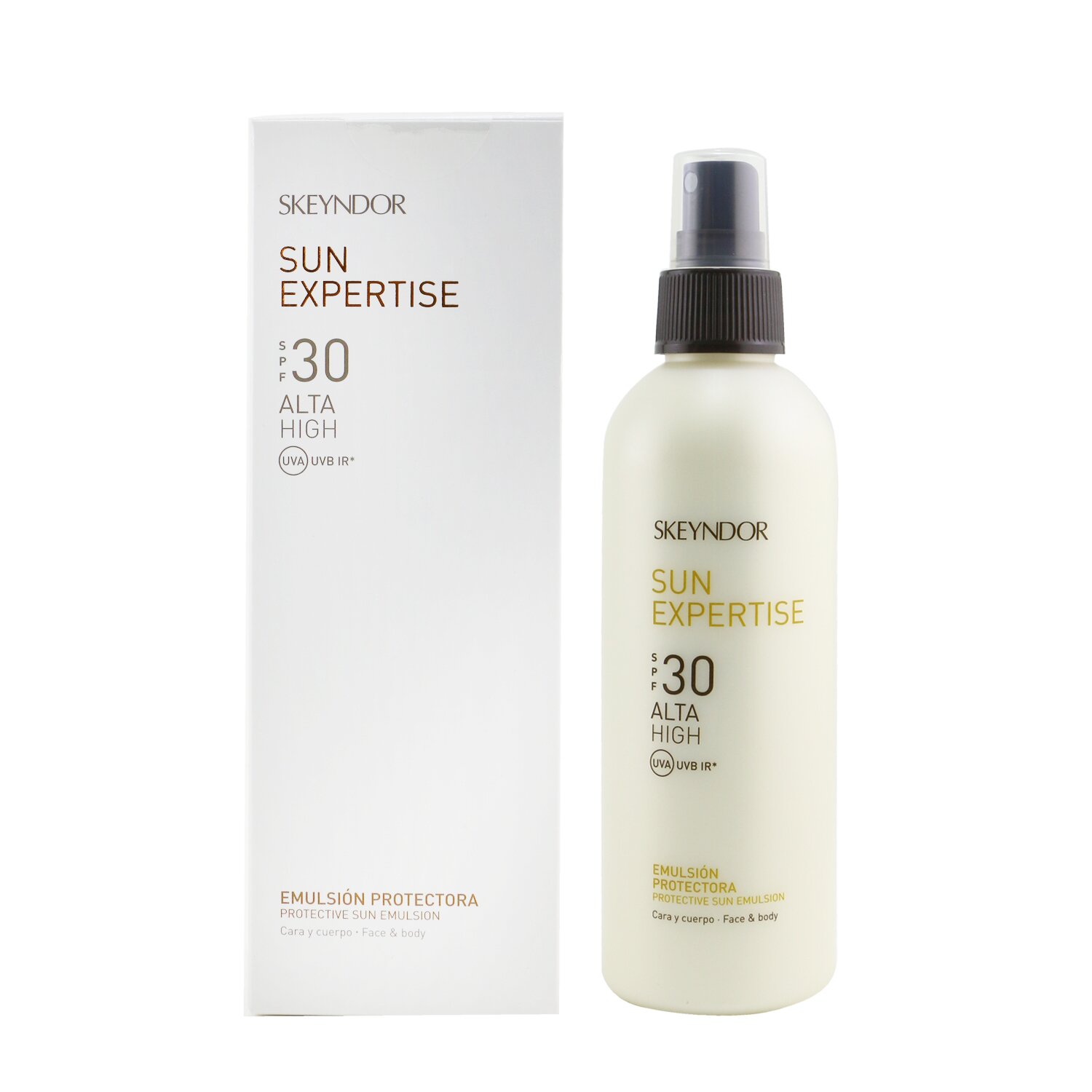 SKEYNDOR Sun Expertise Protective Face & Body Sun Emulsion SPF 30 (For All Skin Types & Water-Resistant) 200ml/6.8oz