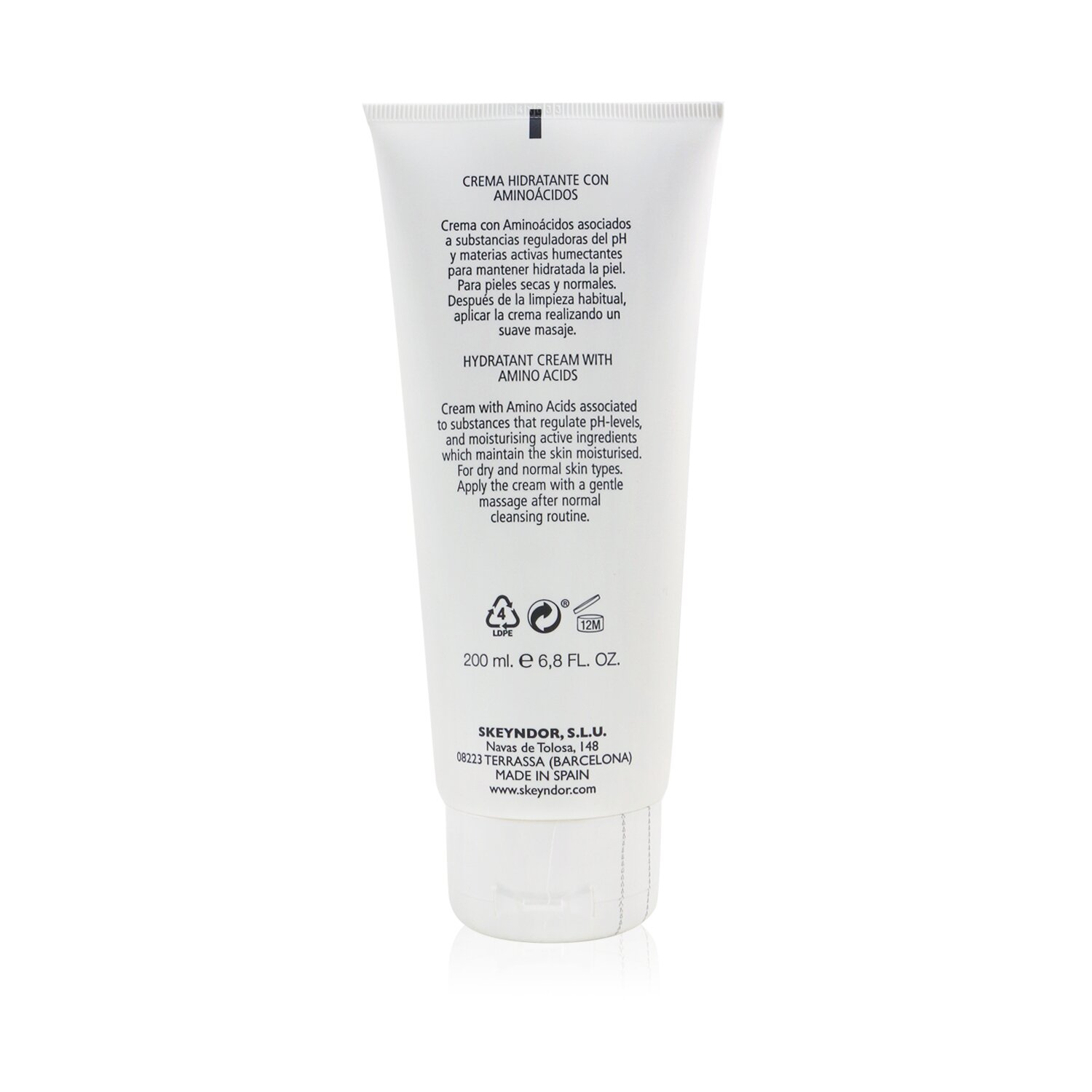 SKEYNDOR Essential Hydratant Cream With Aminoacids (For Dry & Normal Skins) (Salon Size) 200ml/6.8oz