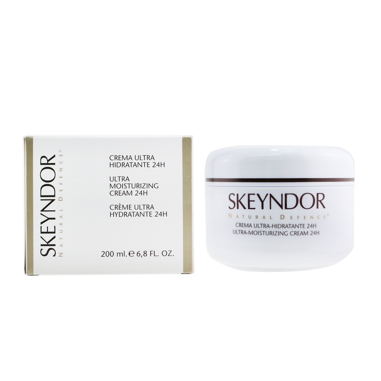 SKEYNDOR Natural Defence Crema Ultra-Hidratante 24H (Para Todo Tipo de Piel) (Tamaño Salón) 200ml/6.8oz