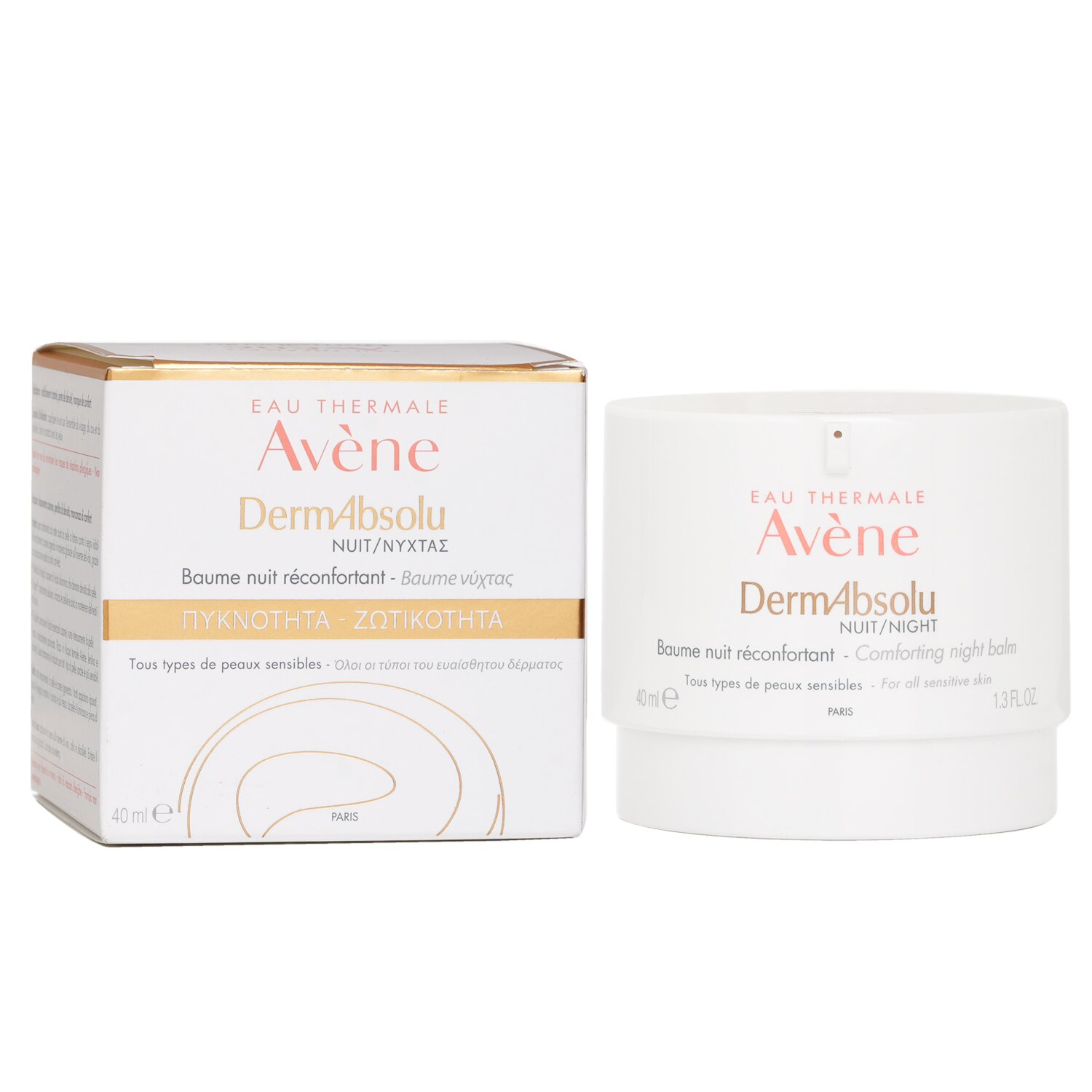 Avene DermAbsolu NIGHT Comforting Night Balm - For All Sensitive Skin 40ml/1.3oz