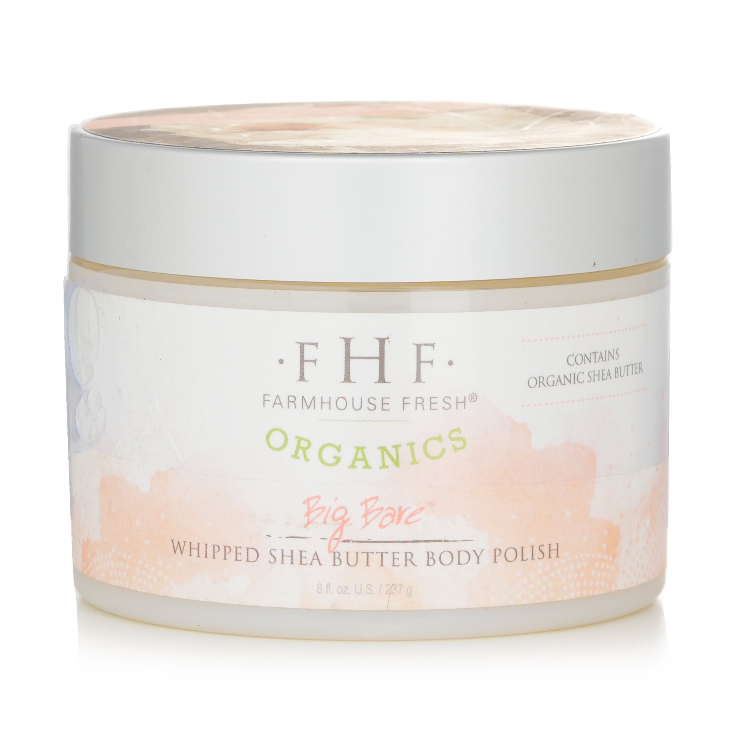 Farmhouse Fresh Organic Whipped Shea Butter Body Polish - Big Bare 237g/8oz