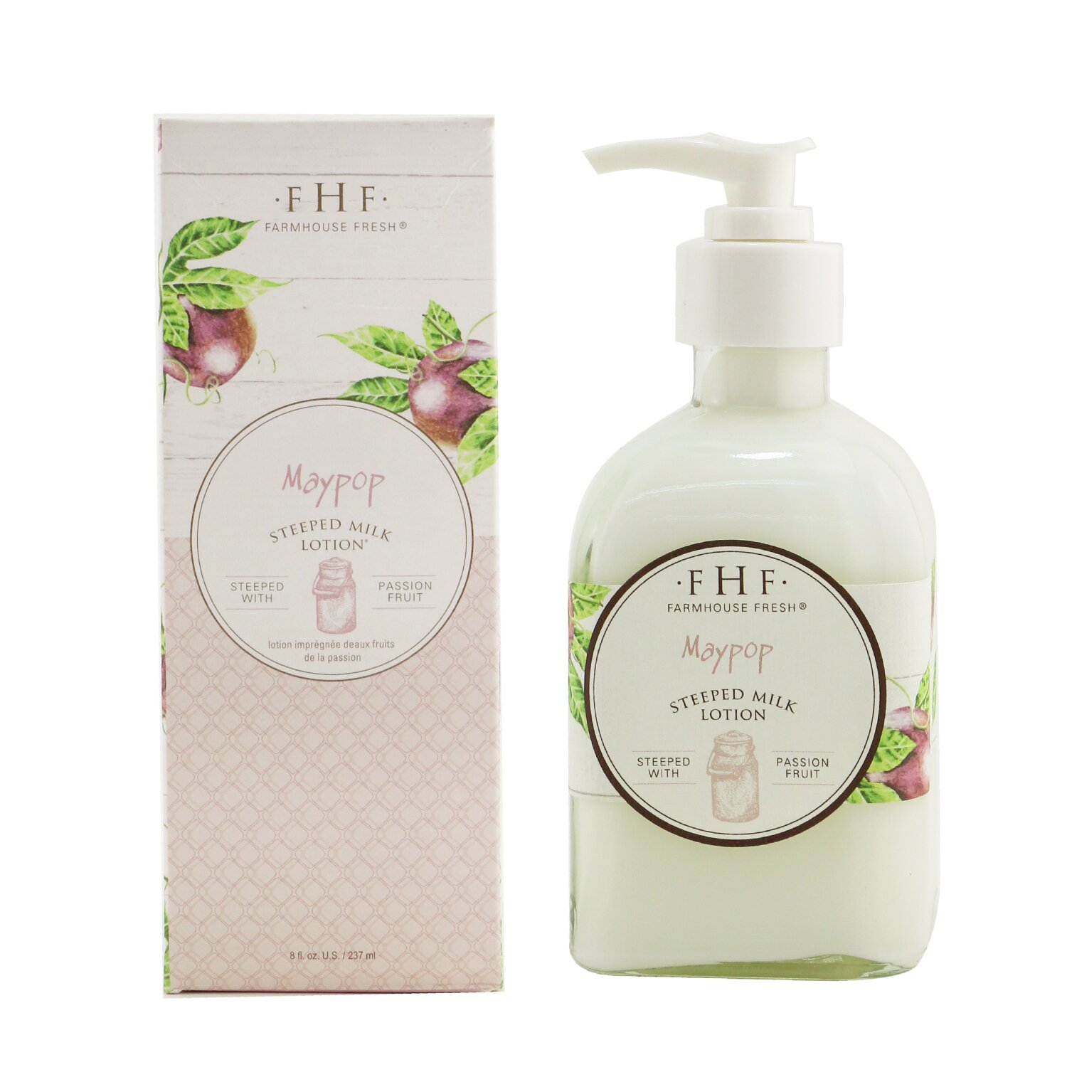 美肤农舍  Farmhouse Fresh Steeped Milk Lotion - Maypop 237ml/8oz