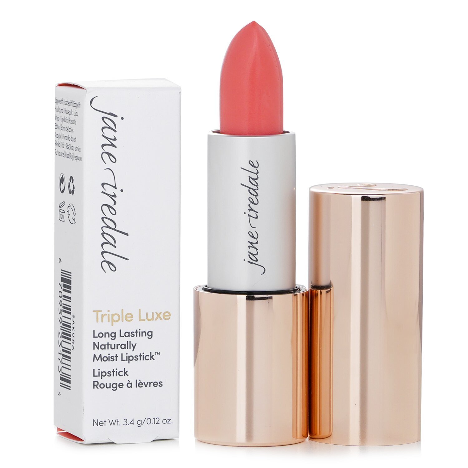 Jane Iredale أحمر شفاه مرطب طبيعي طويل الأمد Triple Luxe 3.4g/0.12oz