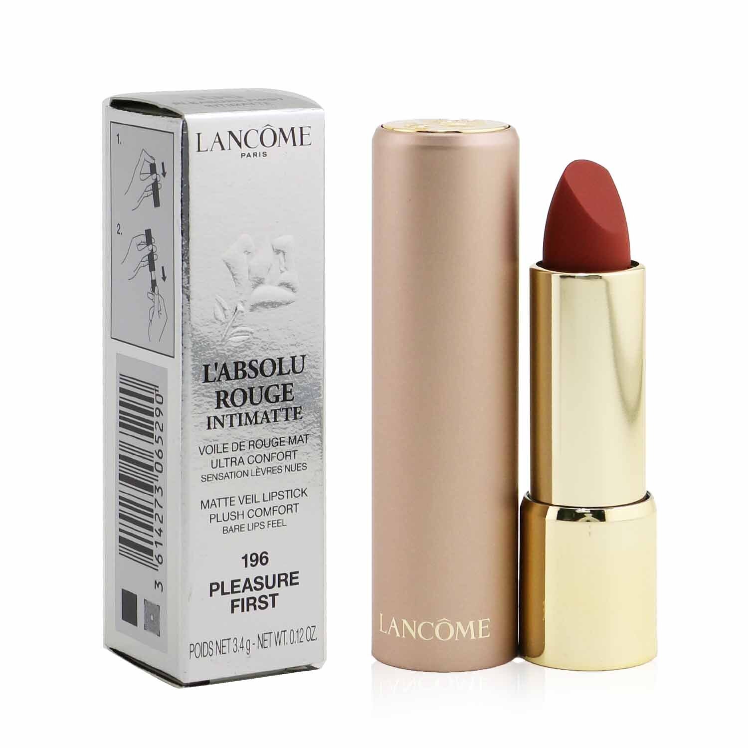 Lancome L'Absolu Rouge Intimatte Matte Veil Lipstick 3.4g/0.12oz