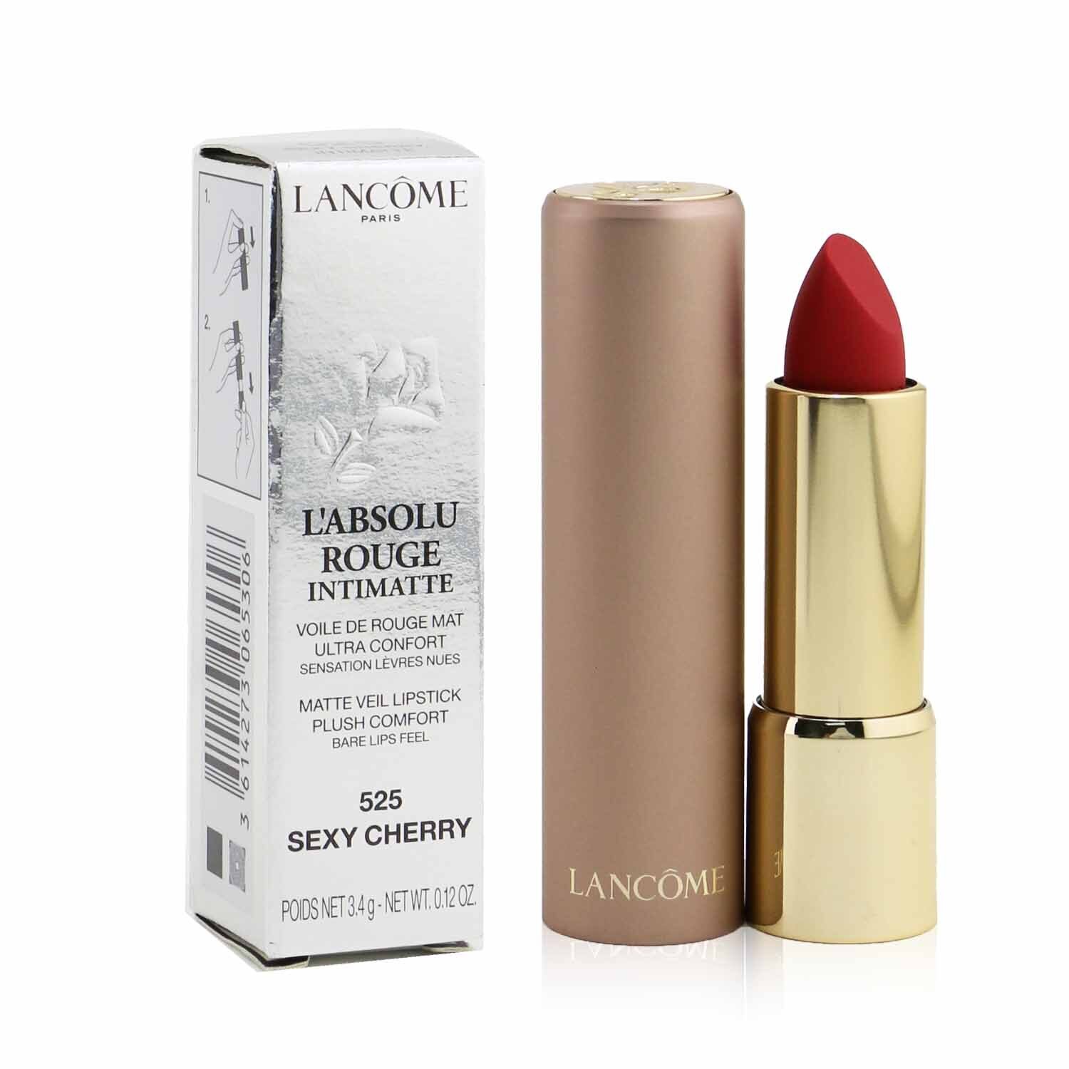 Lancome L'Absolu Rouge Intimatte Matte Veil Lipstick 3.4g/0.12oz