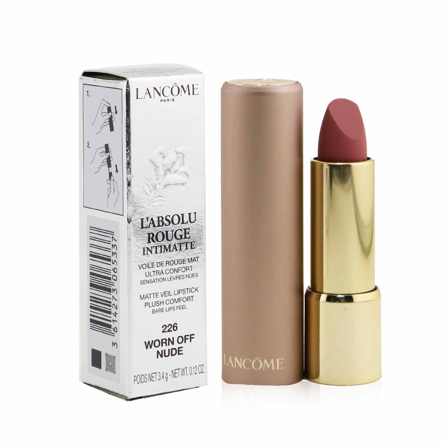 Lancome L'Absolu Rouge Intimatte Matte Veil Lipstick 3.4g/0.12oz