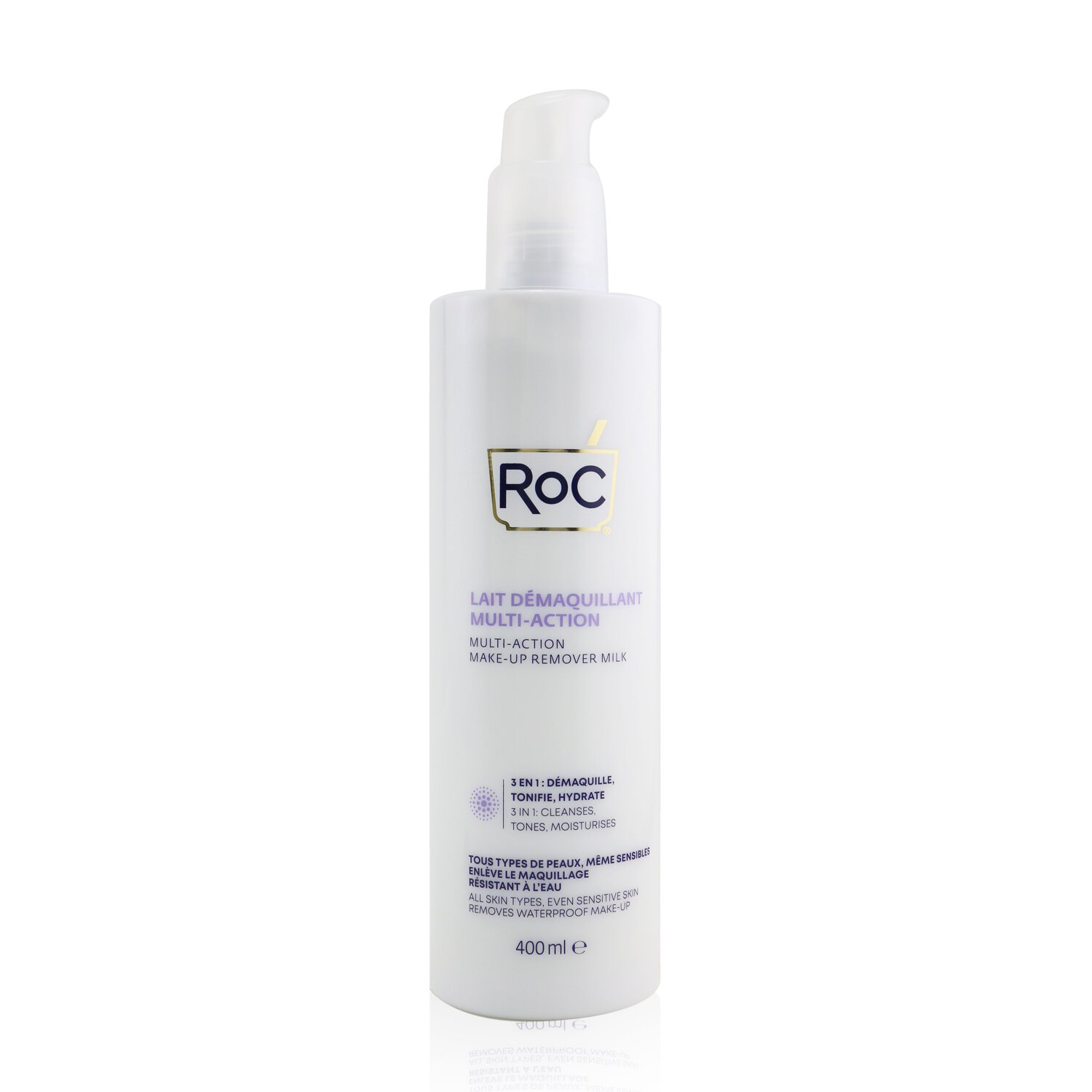 ROC 多動作卸妝乳 - 去除防水化妝（所有皮膚類型，甚至敏感皮膚） 400ml/13.52oz