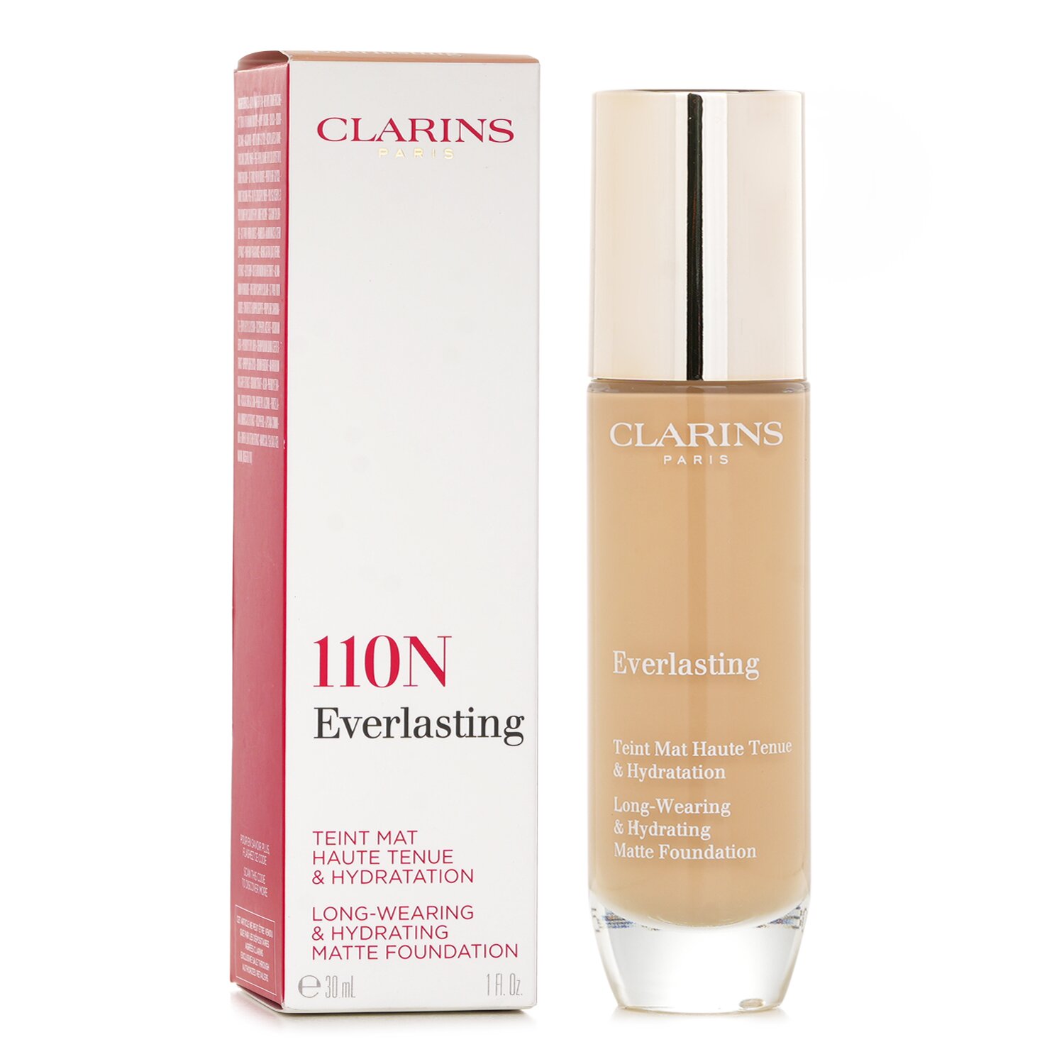 Clarins Everlasting Long Wearing & Hydrating Matte Foundation 30ml/1oz