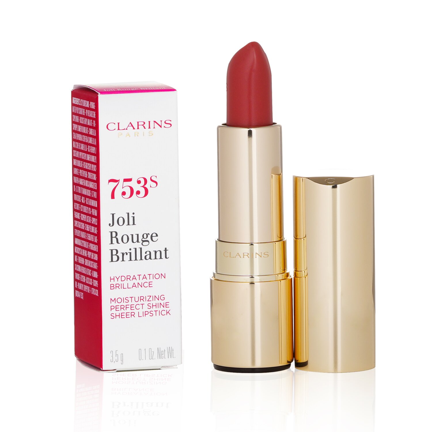 Clarins Joli Rouge Brillant (Moisturizing Perfect Shine Sheer Lipstick) 3.5g/0.1oz