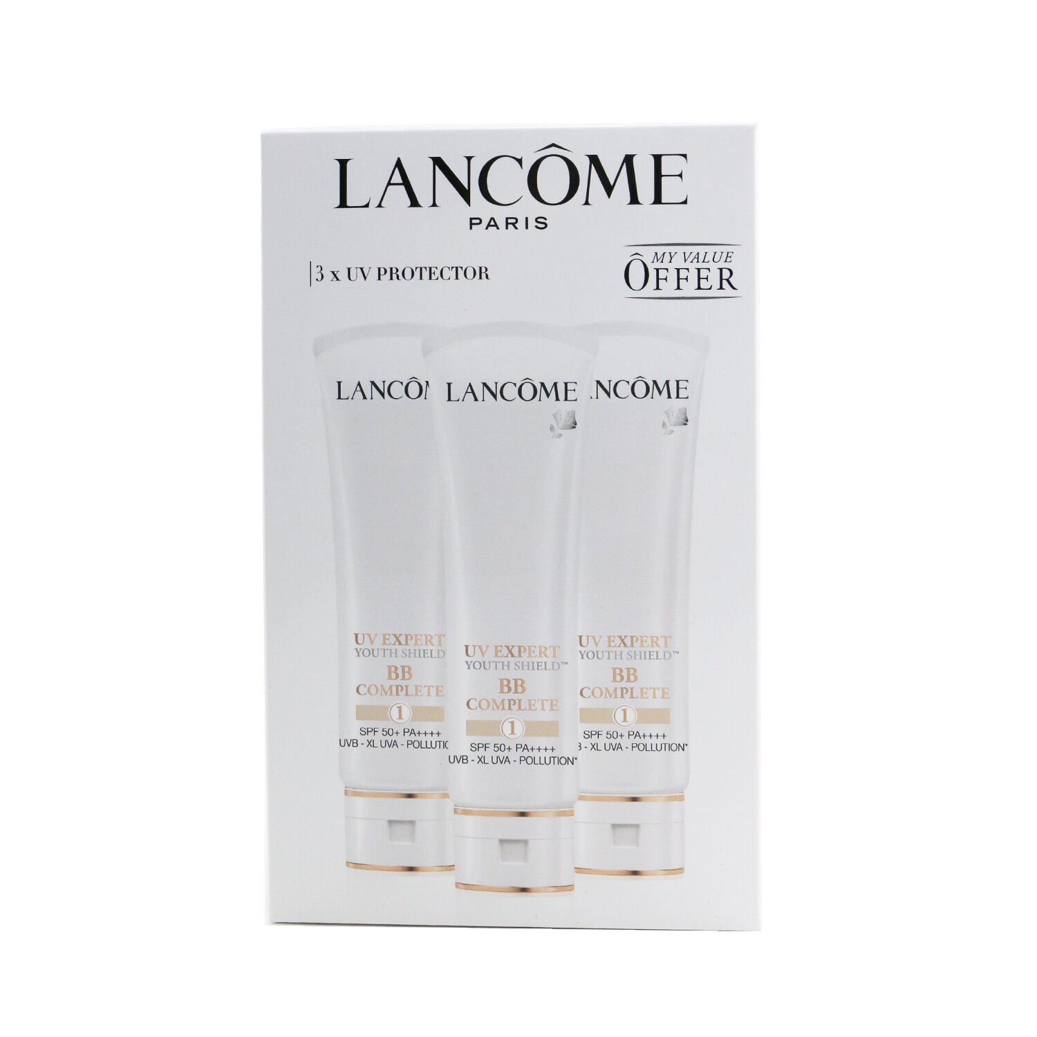 Lancome UV Expert Youth Shield BB Complete 1 SPF50 - Unify (Trio Pack) 3x50ml/1.7oz